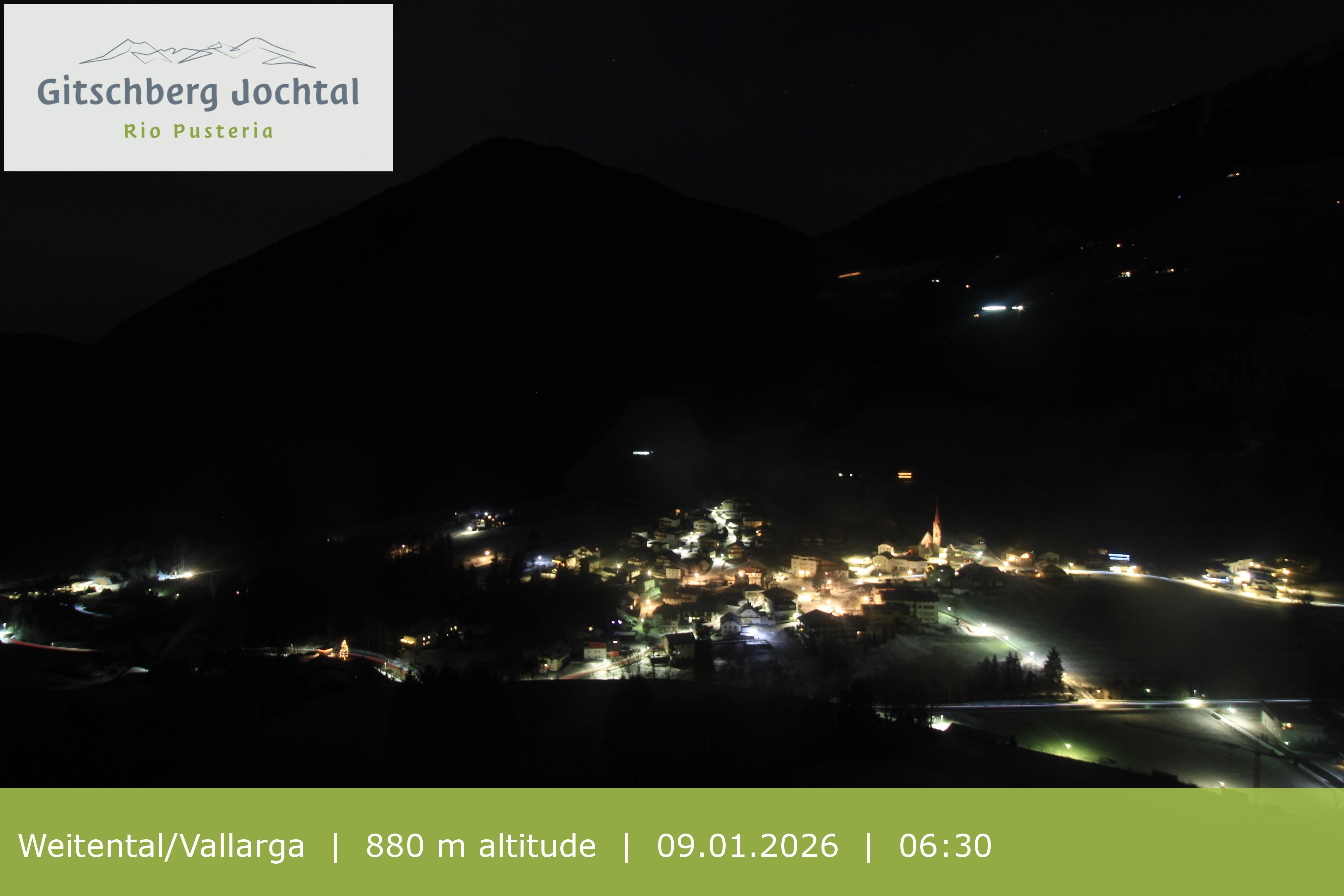 Archiv Foto Webcam Blick auf Weitental vom Gitschberg