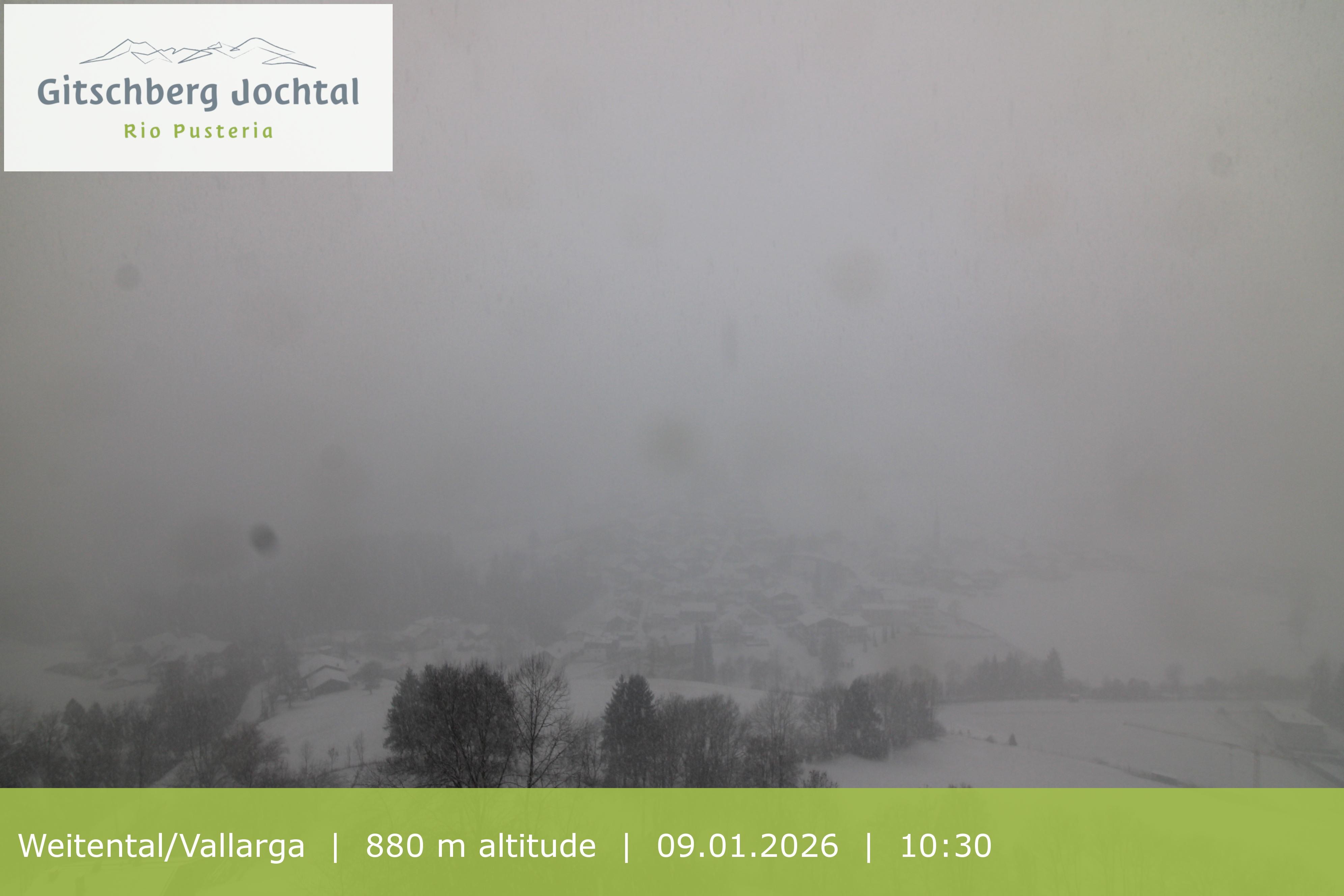 Archiv Foto Webcam Blick auf Weitental vom Gitschberg