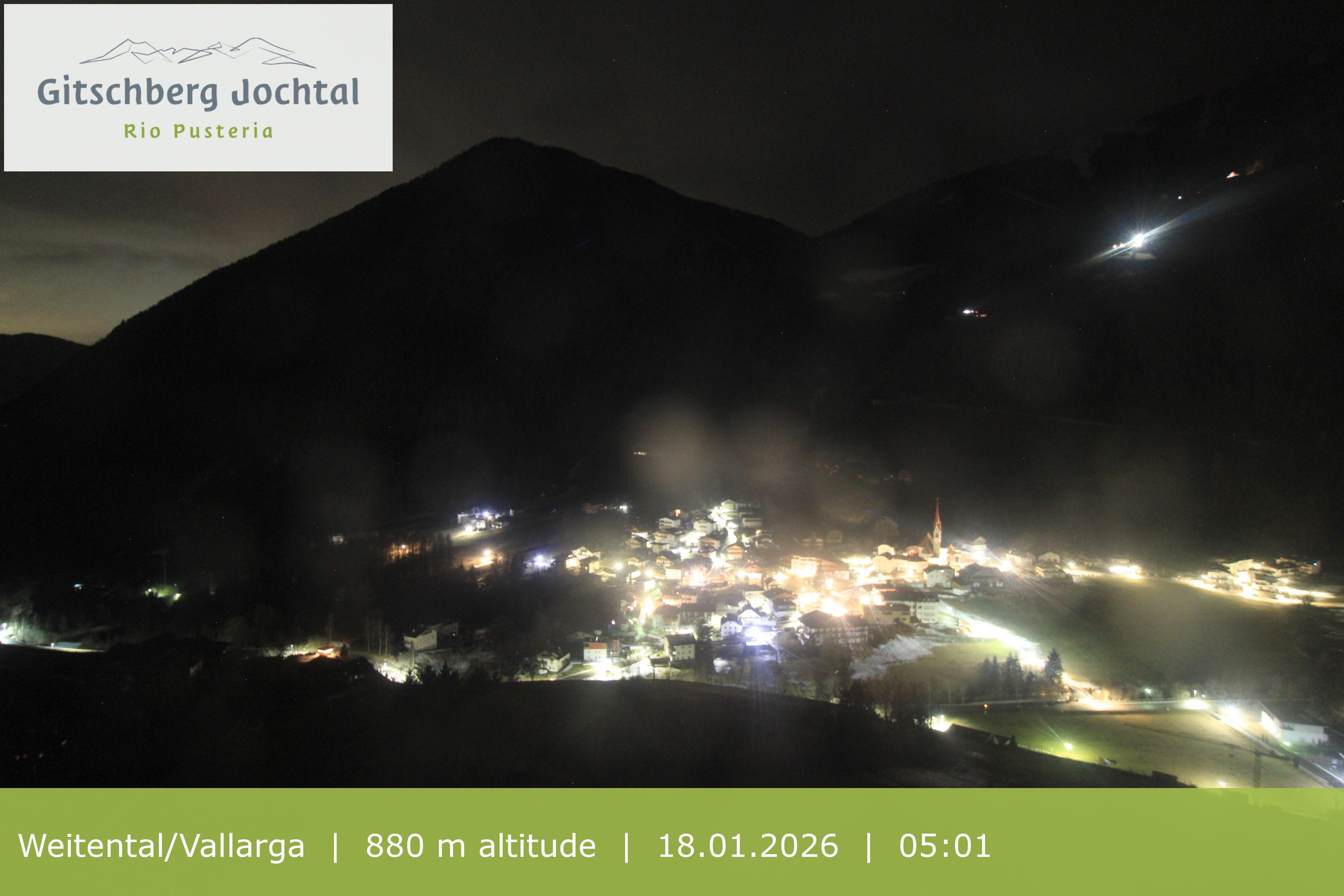 Archiv Foto Webcam Blick auf Weitental vom Gitschberg