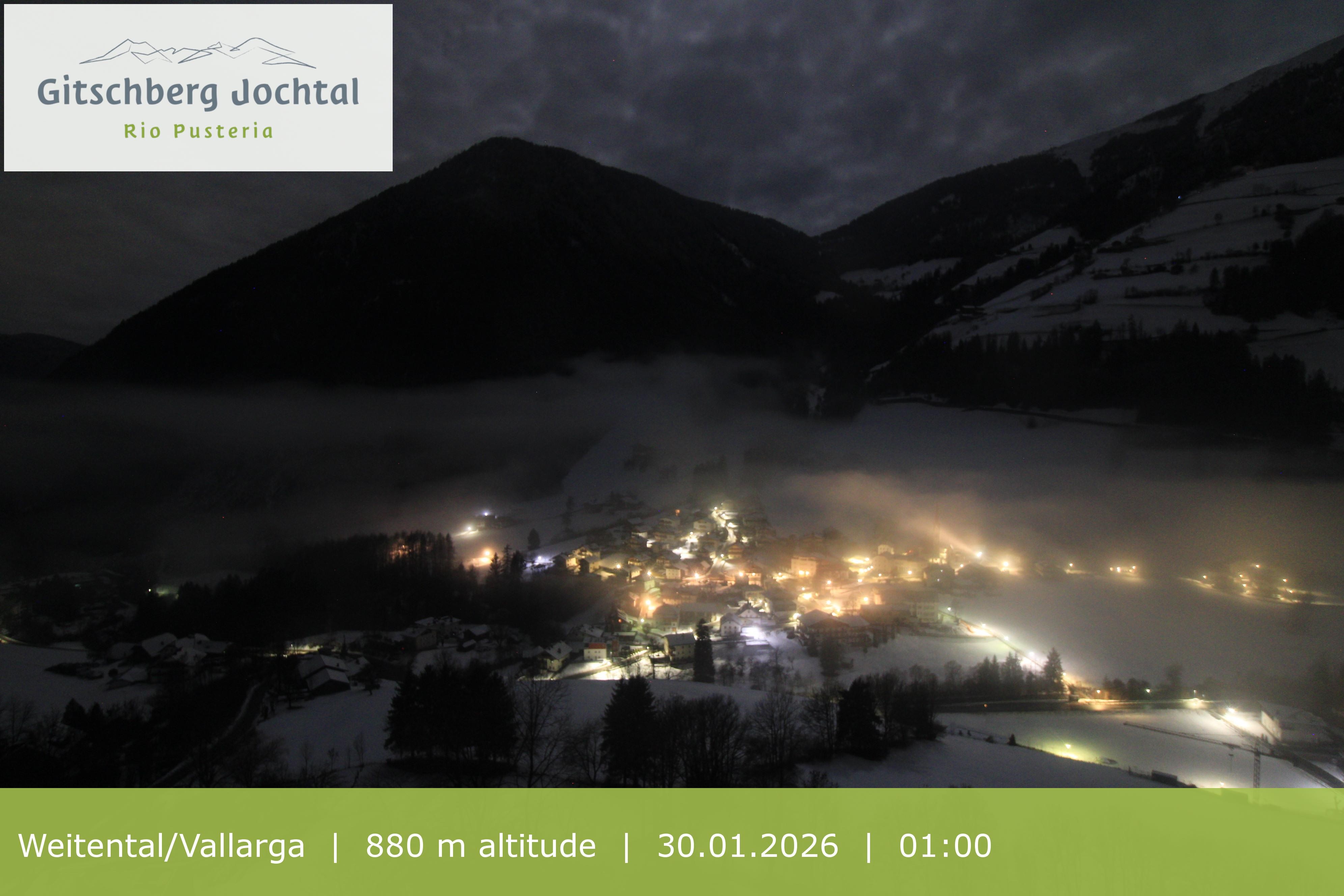 Archiv Foto Webcam Blick auf Weitental vom Gitschberg