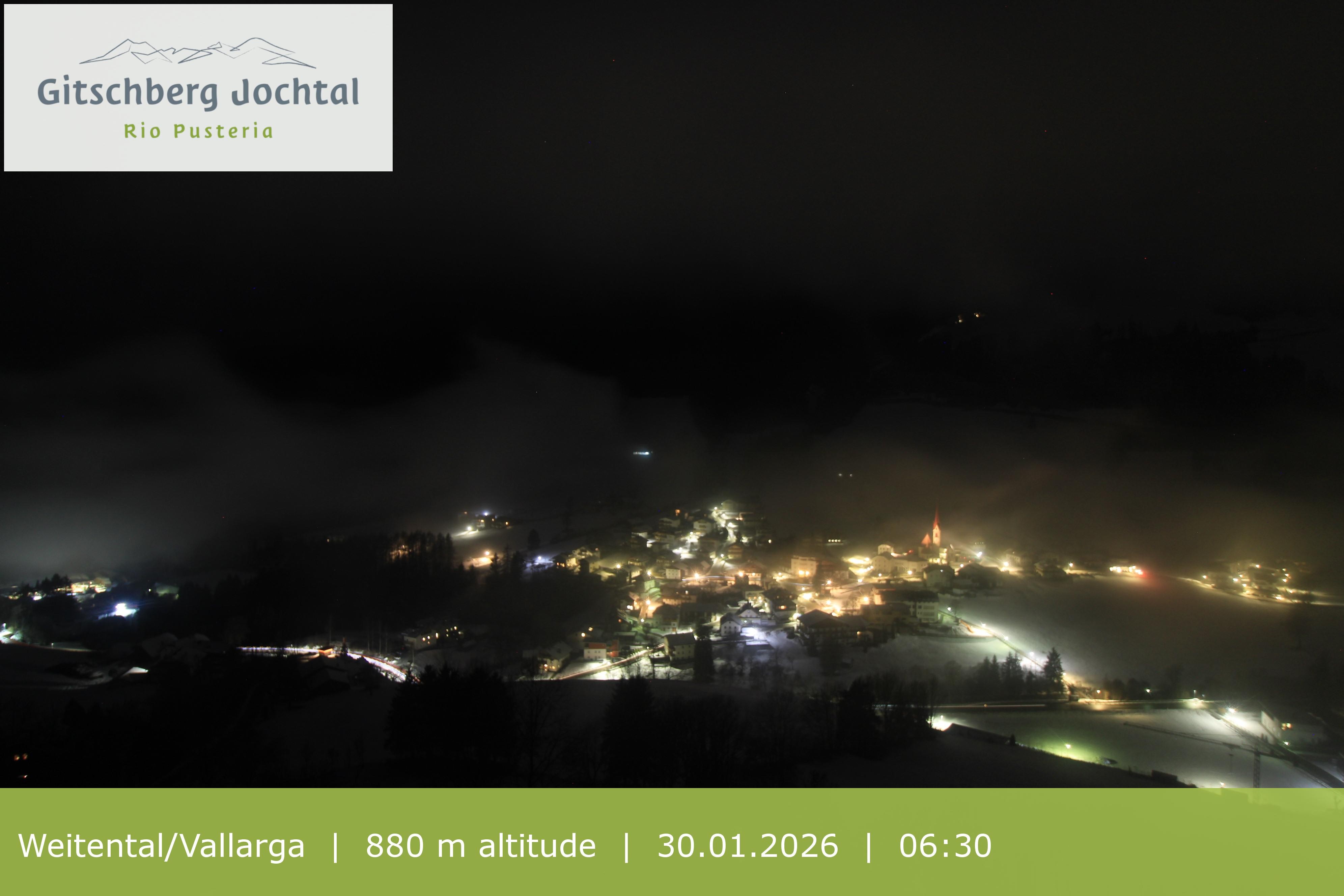 Archiv Foto Webcam Blick auf Weitental vom Gitschberg