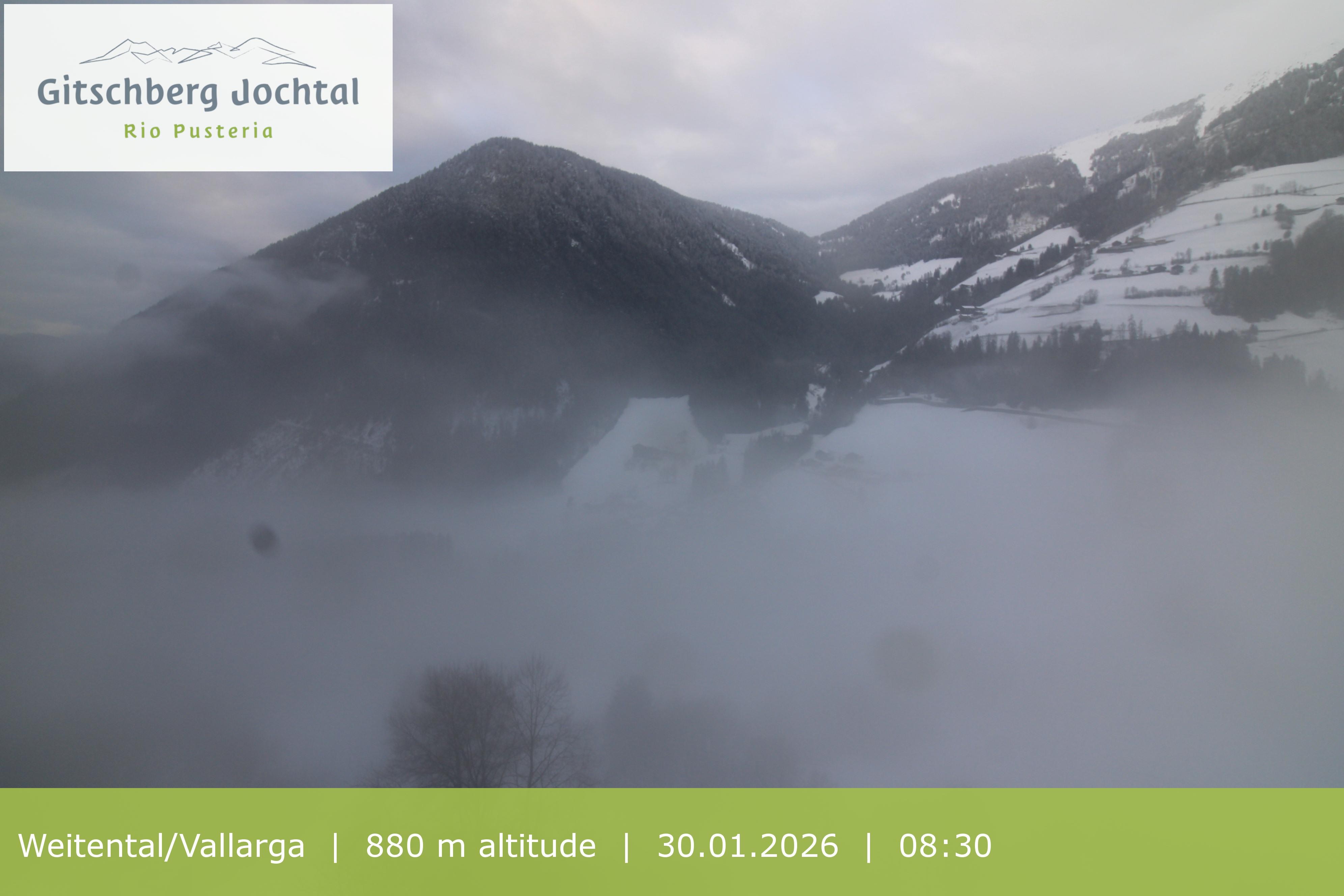 Archiv Foto Webcam Blick auf Weitental vom Gitschberg
