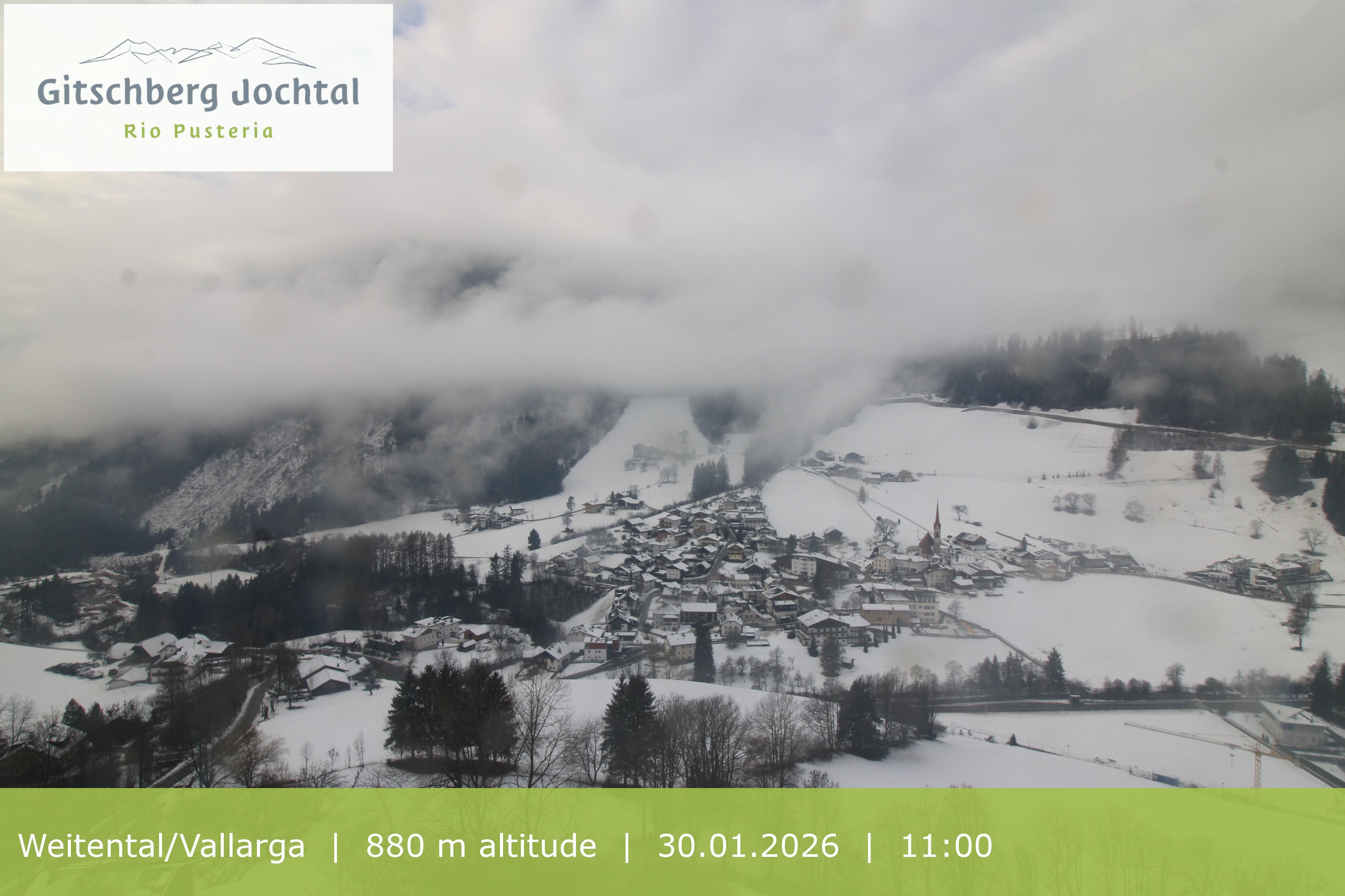 Archiv Foto Webcam Blick auf Weitental vom Gitschberg