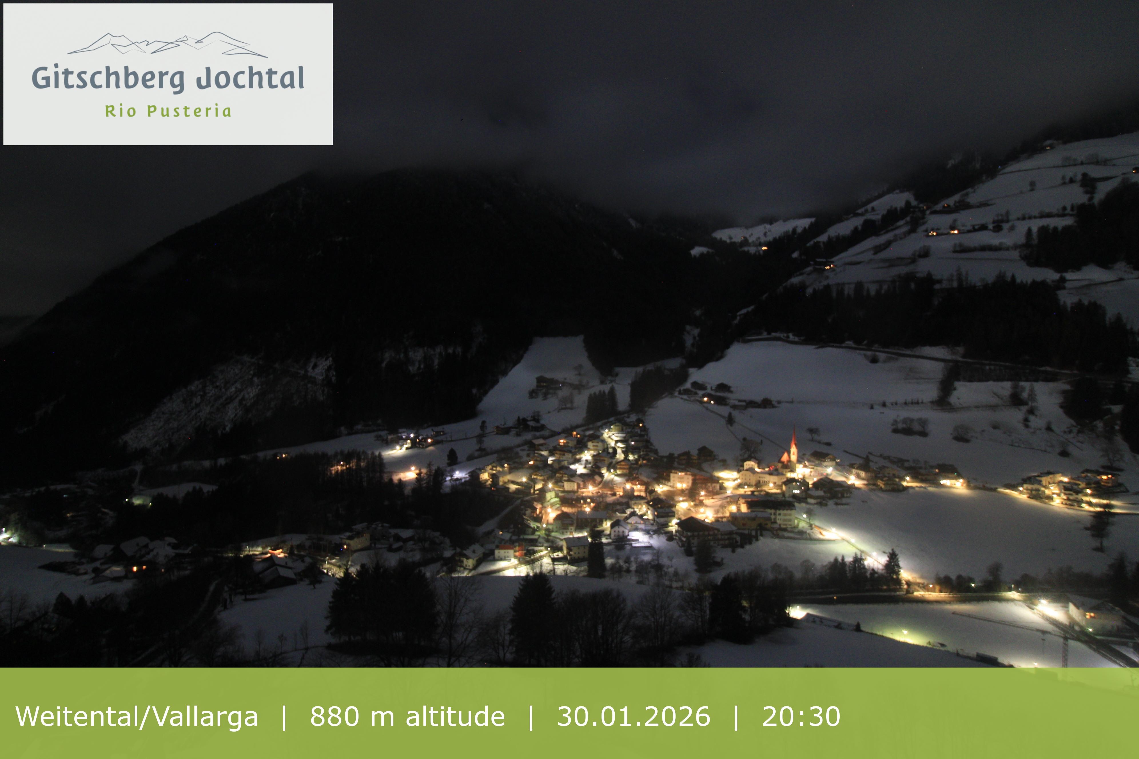 Archiv Foto Webcam Blick auf Weitental vom Gitschberg