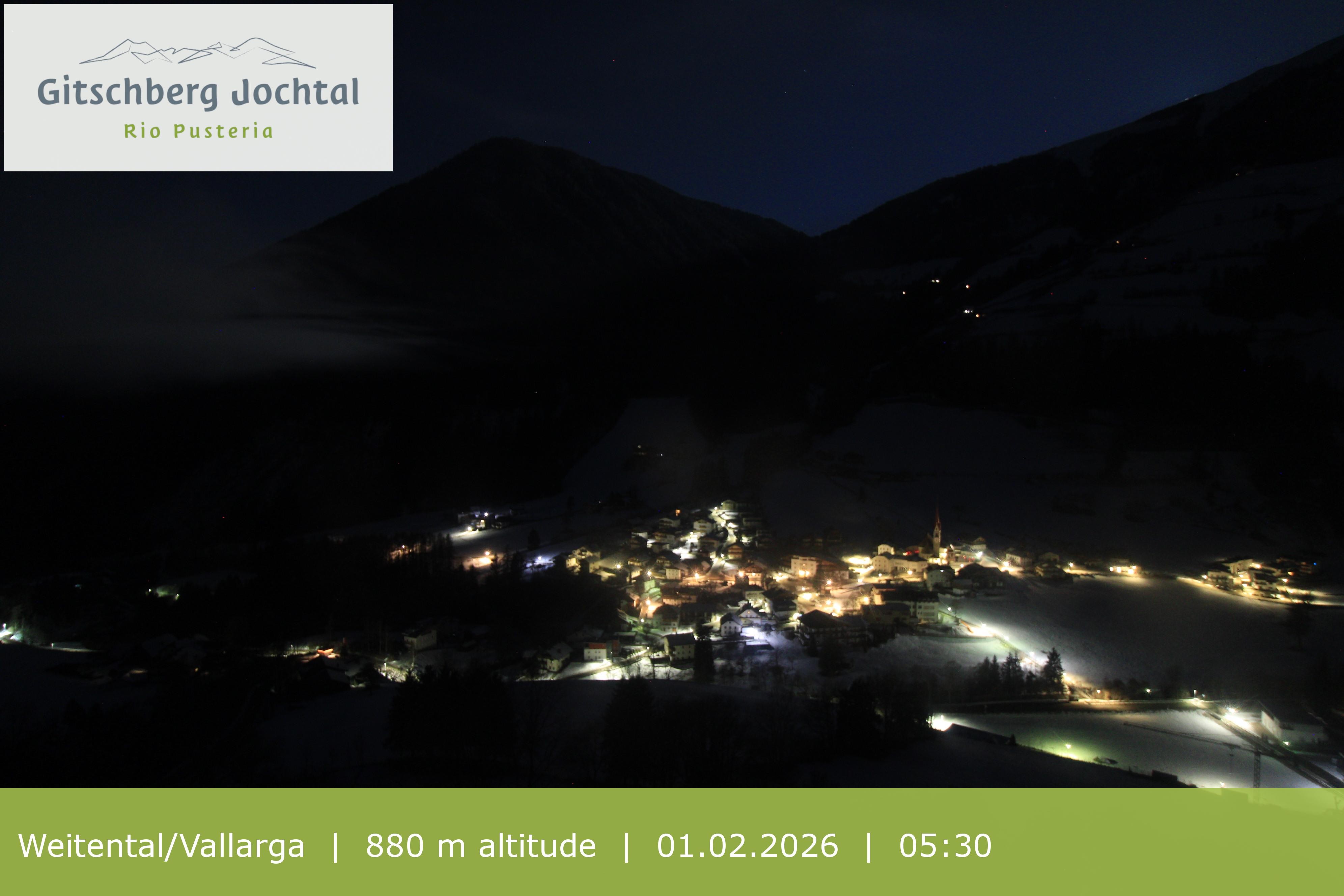 Archiv Foto Webcam Blick auf Weitental vom Gitschberg