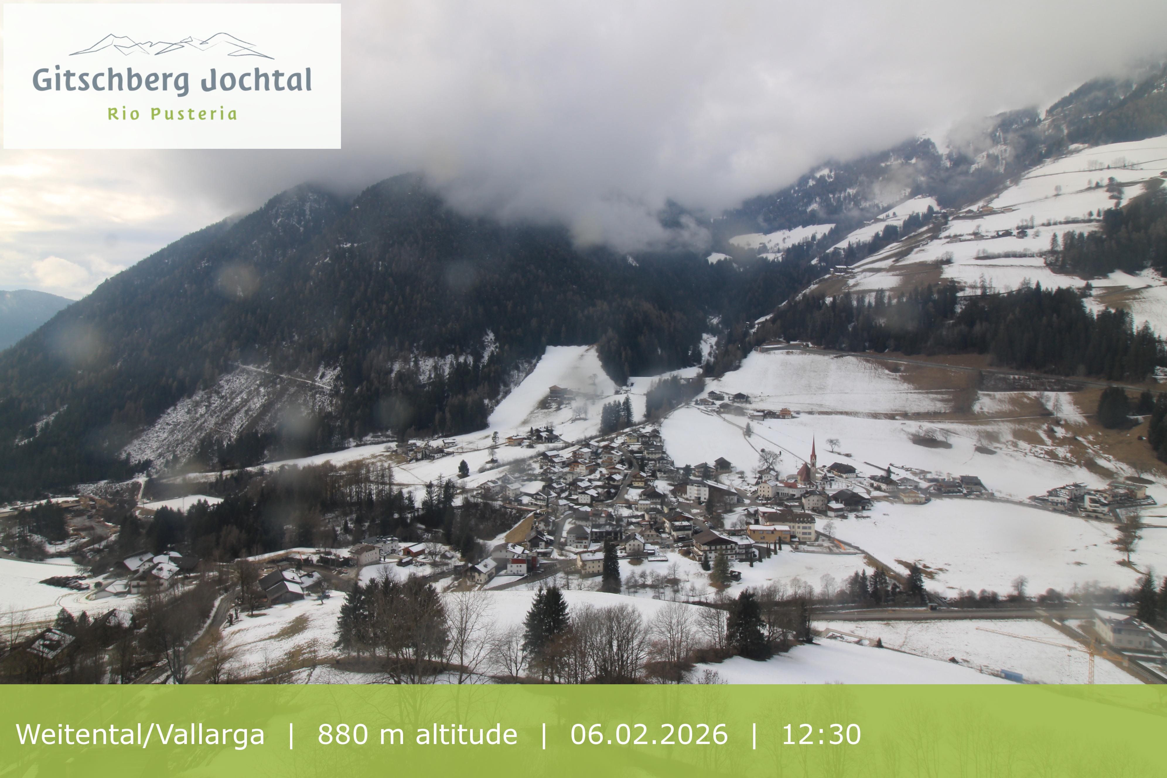 Archiv Foto Webcam Blick auf Weitental vom Gitschberg
