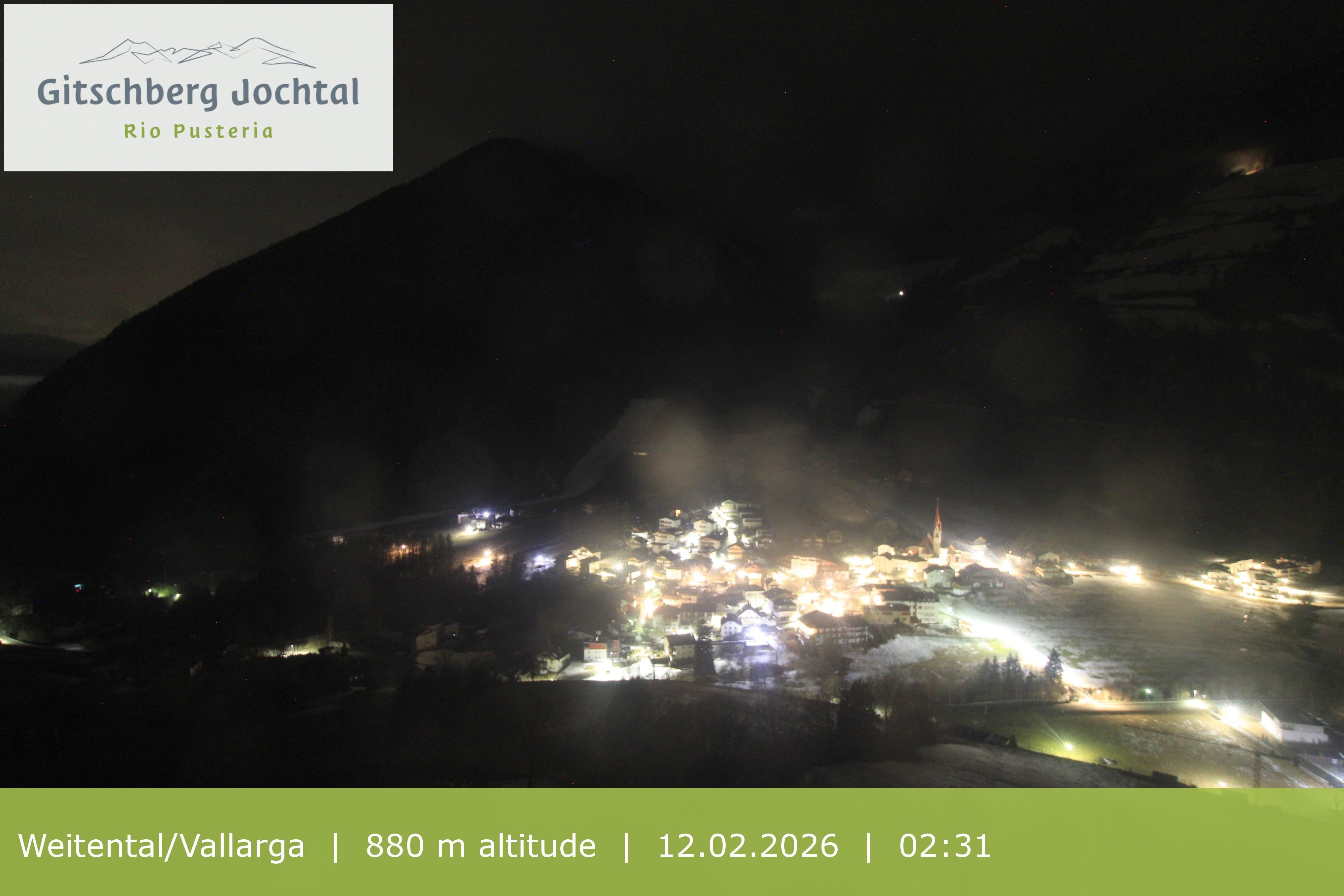 Archiv Foto Webcam Blick auf Weitental vom Gitschberg