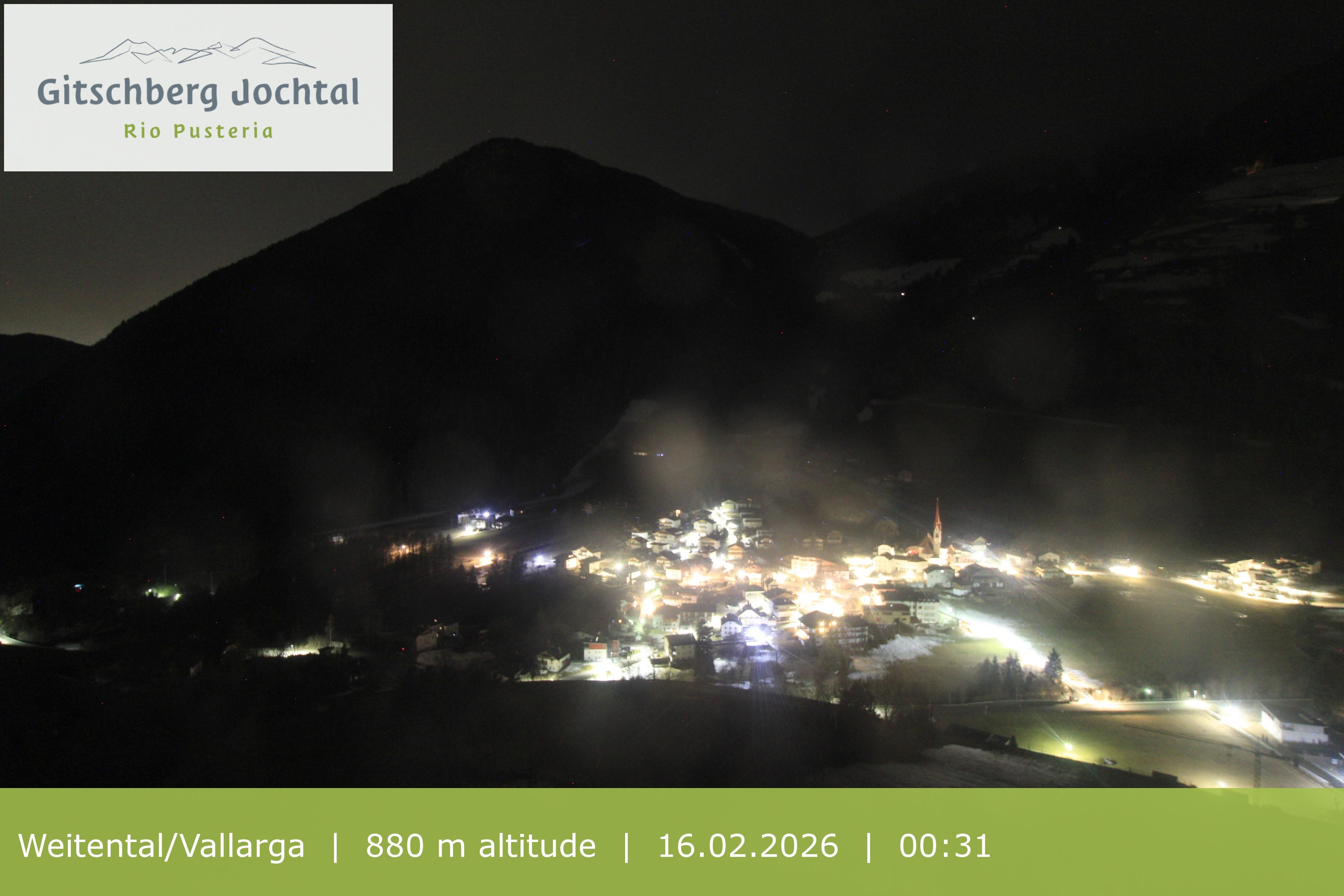 Archiv Foto Webcam Blick auf Weitental vom Gitschberg