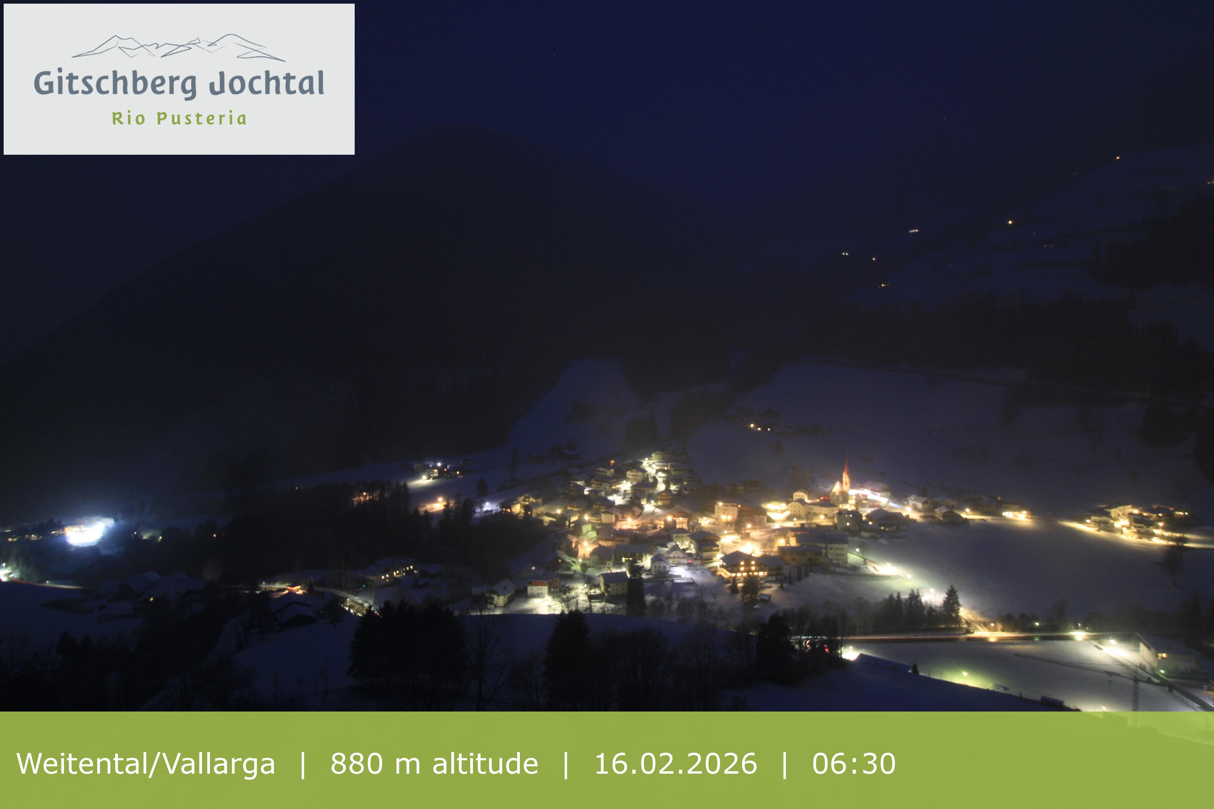 Archiv Foto Webcam Blick auf Weitental vom Gitschberg