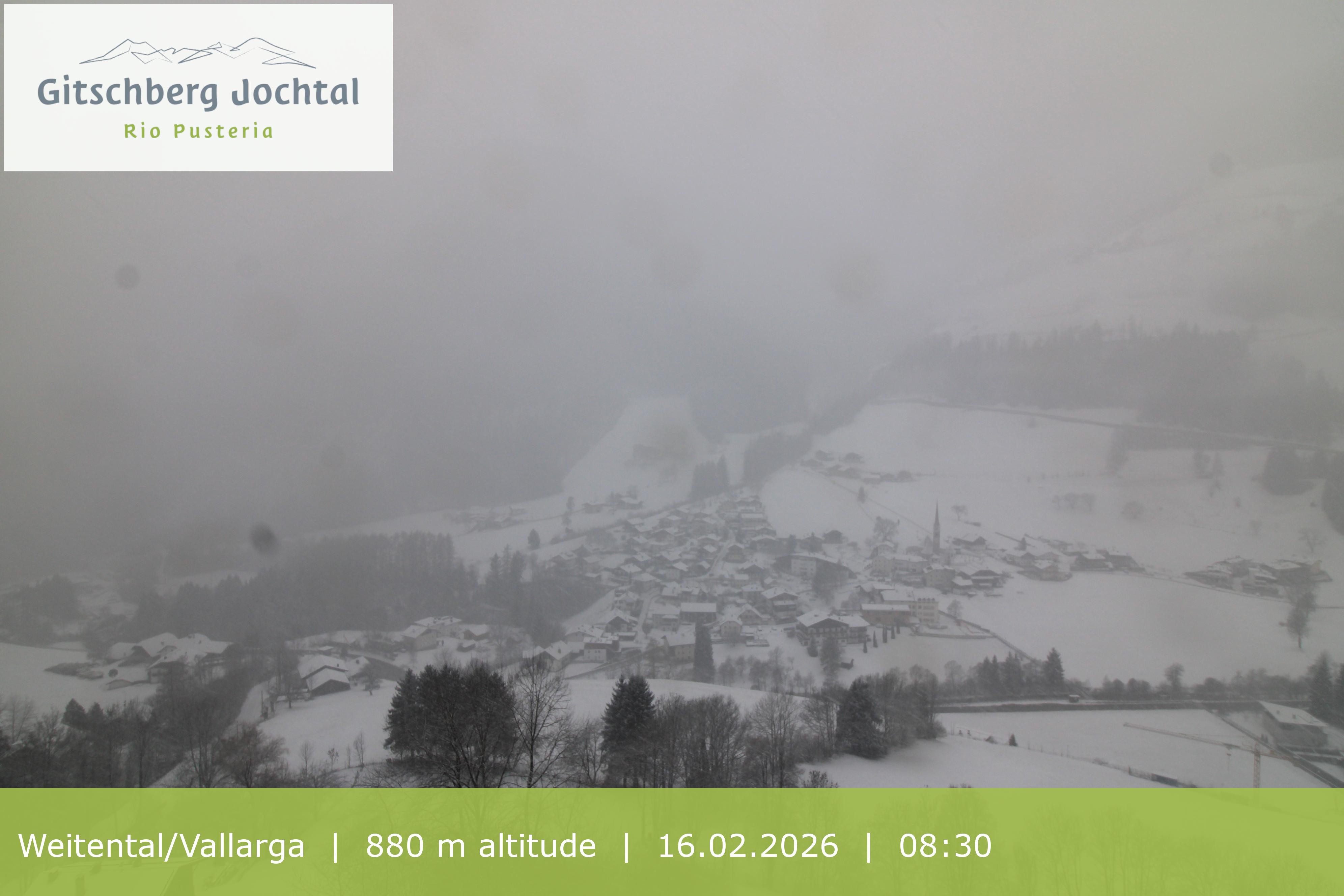 Archiv Foto Webcam Blick auf Weitental vom Gitschberg