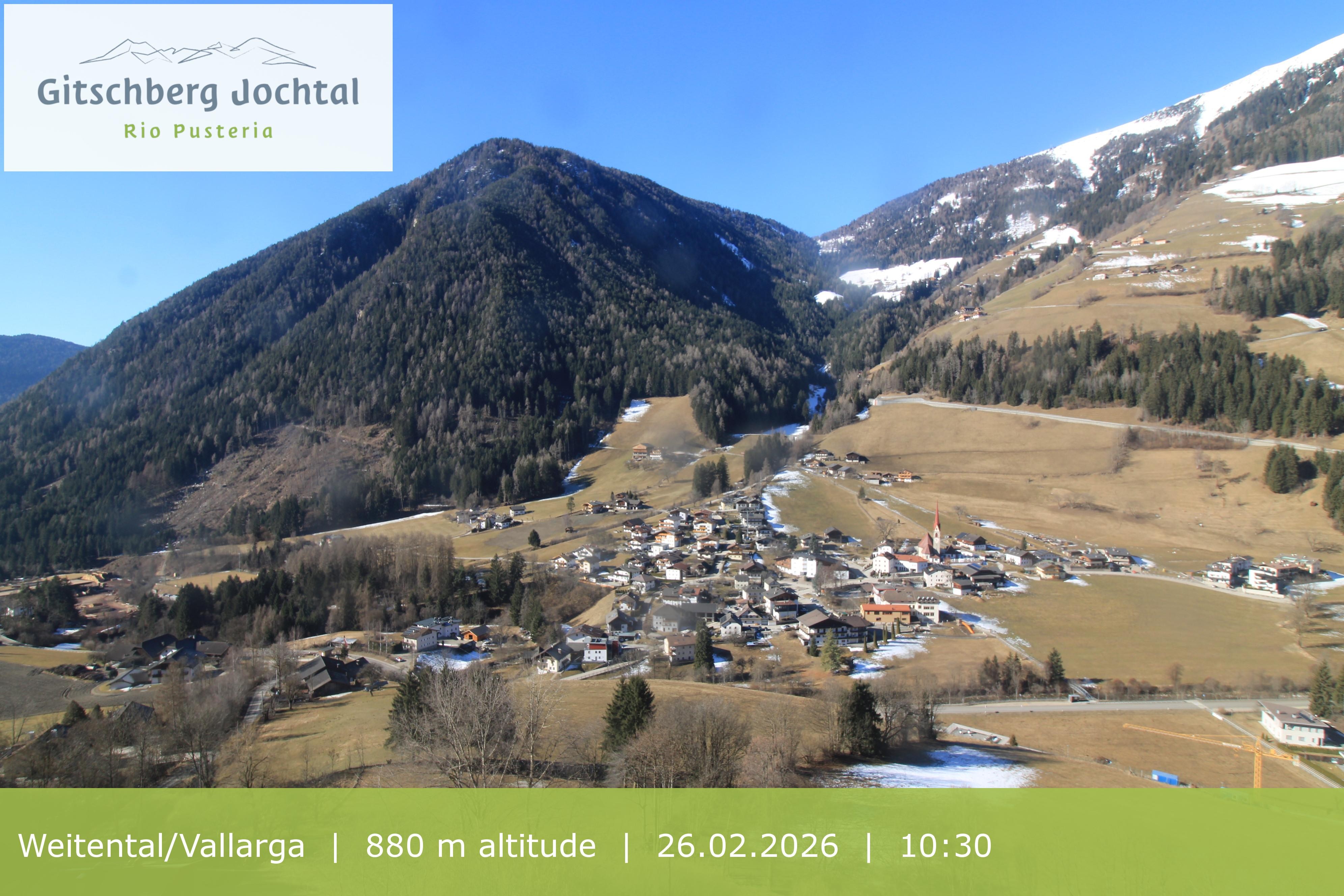 Archived image Webcam View at Weitental in Eisack Valley