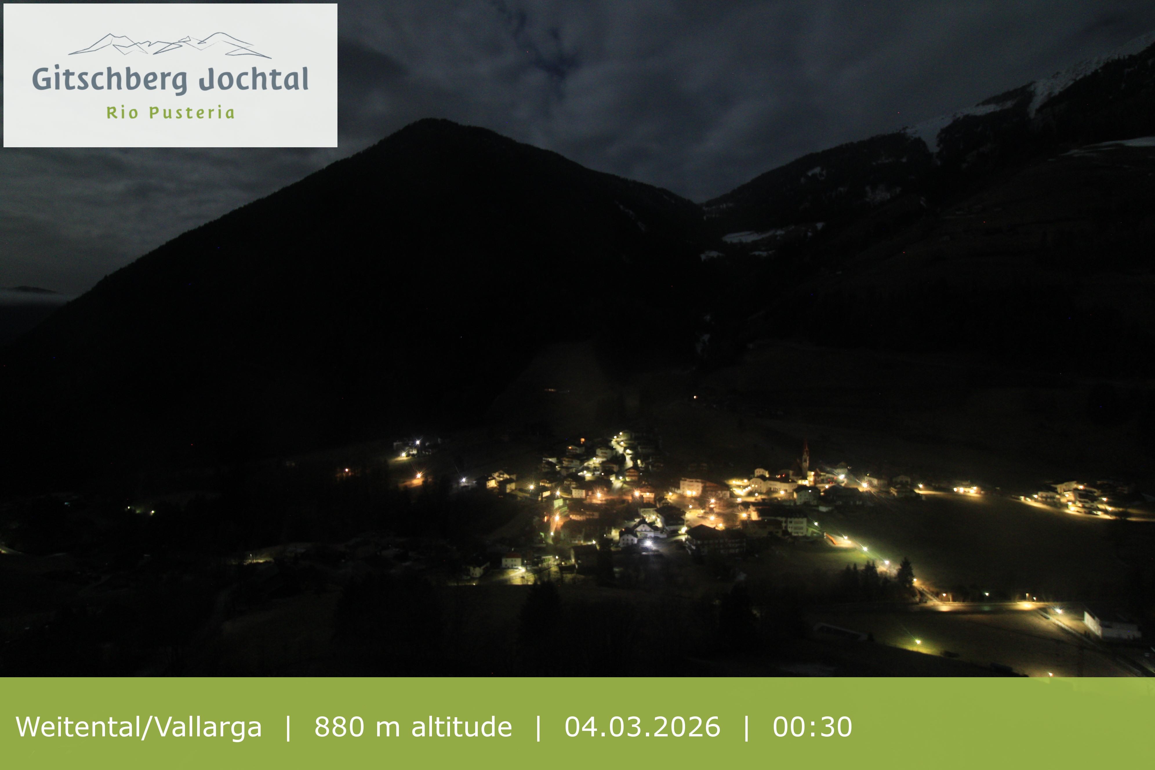 Archiv Foto Webcam Blick auf Weitental vom Gitschberg