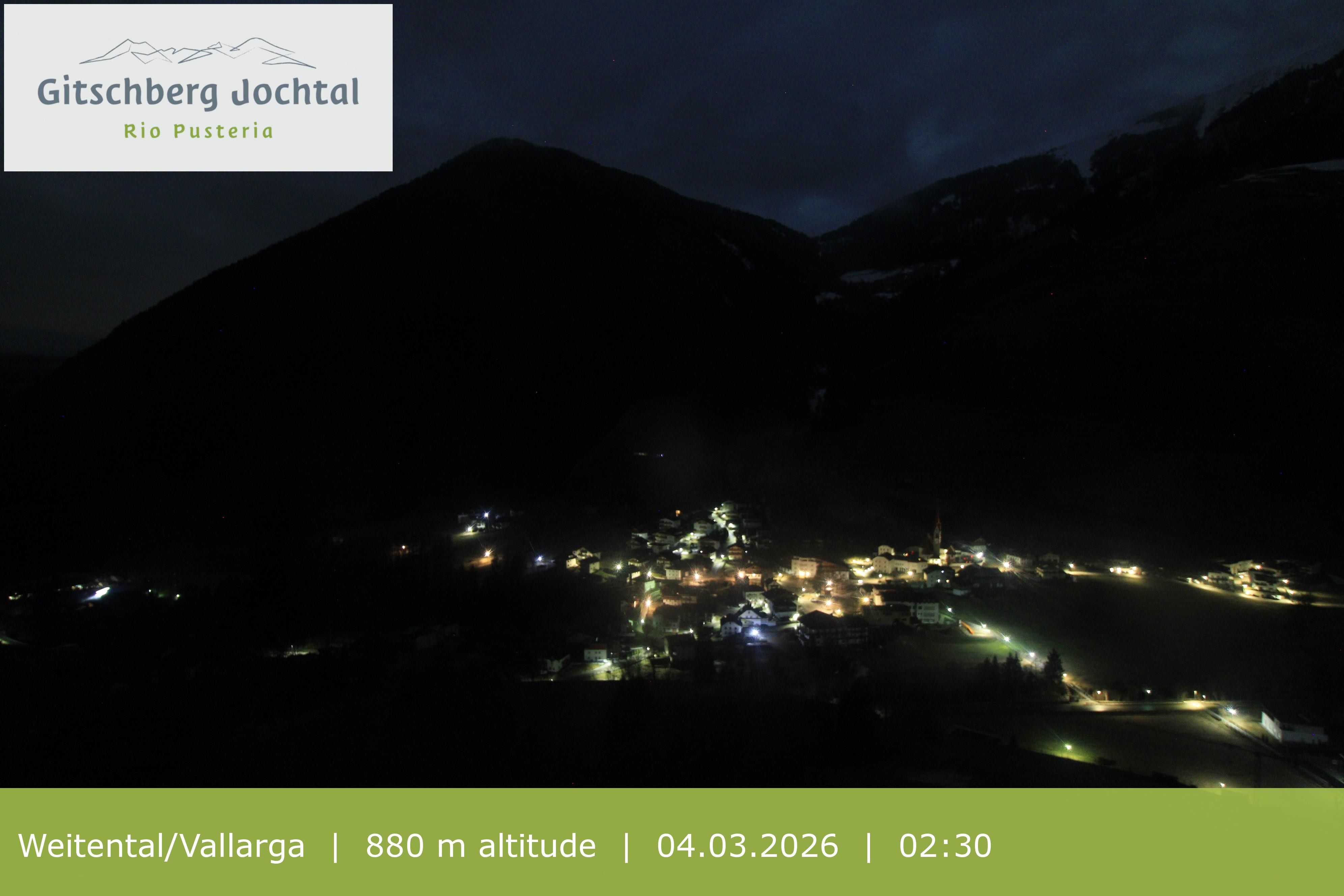 Archiv Foto Webcam Blick auf Weitental vom Gitschberg