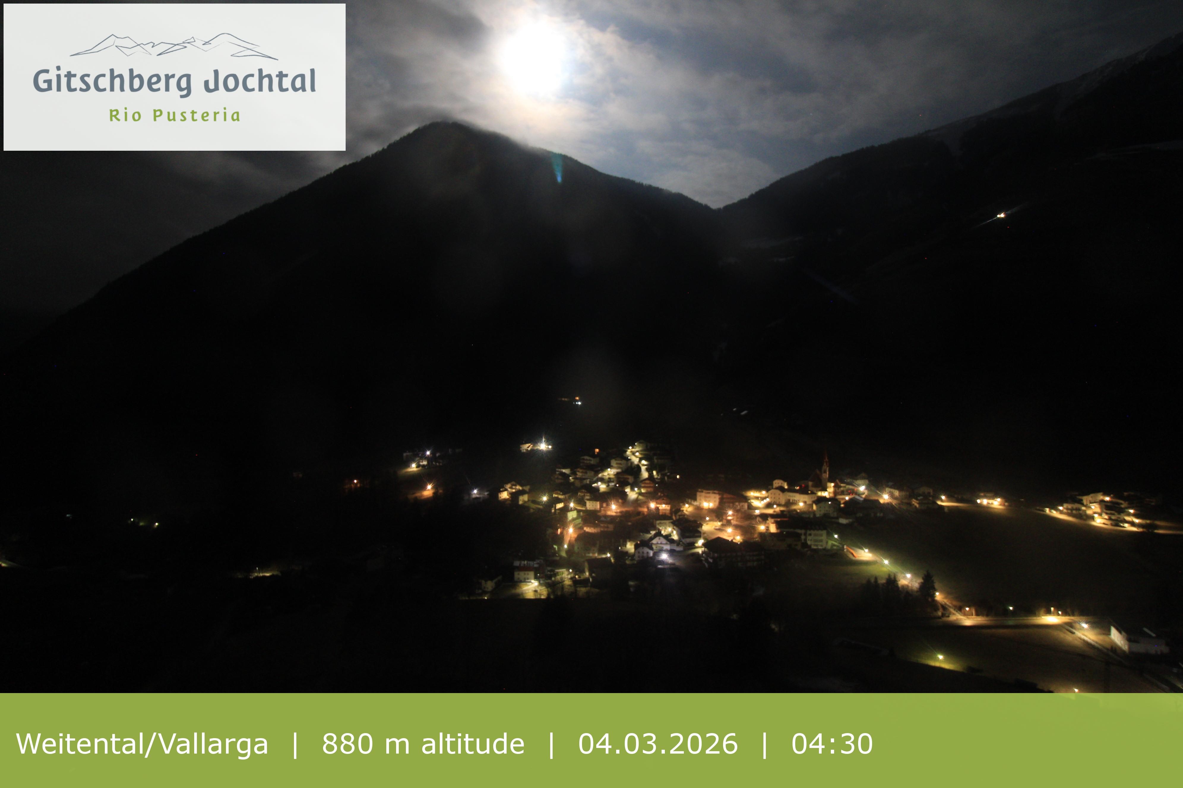 Archiv Foto Webcam Blick auf Weitental vom Gitschberg