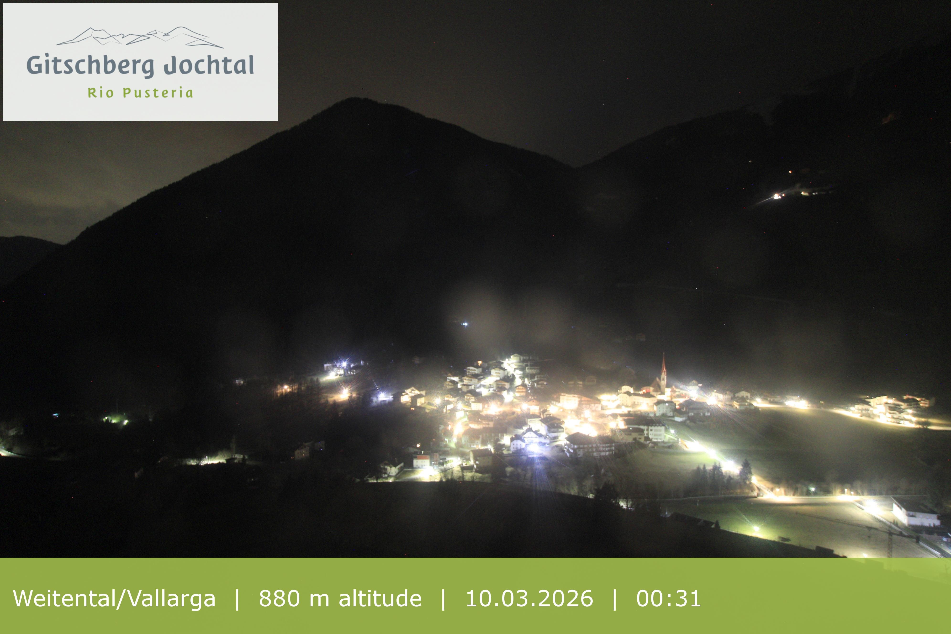 Archiv Foto Webcam Blick auf Weitental vom Gitschberg