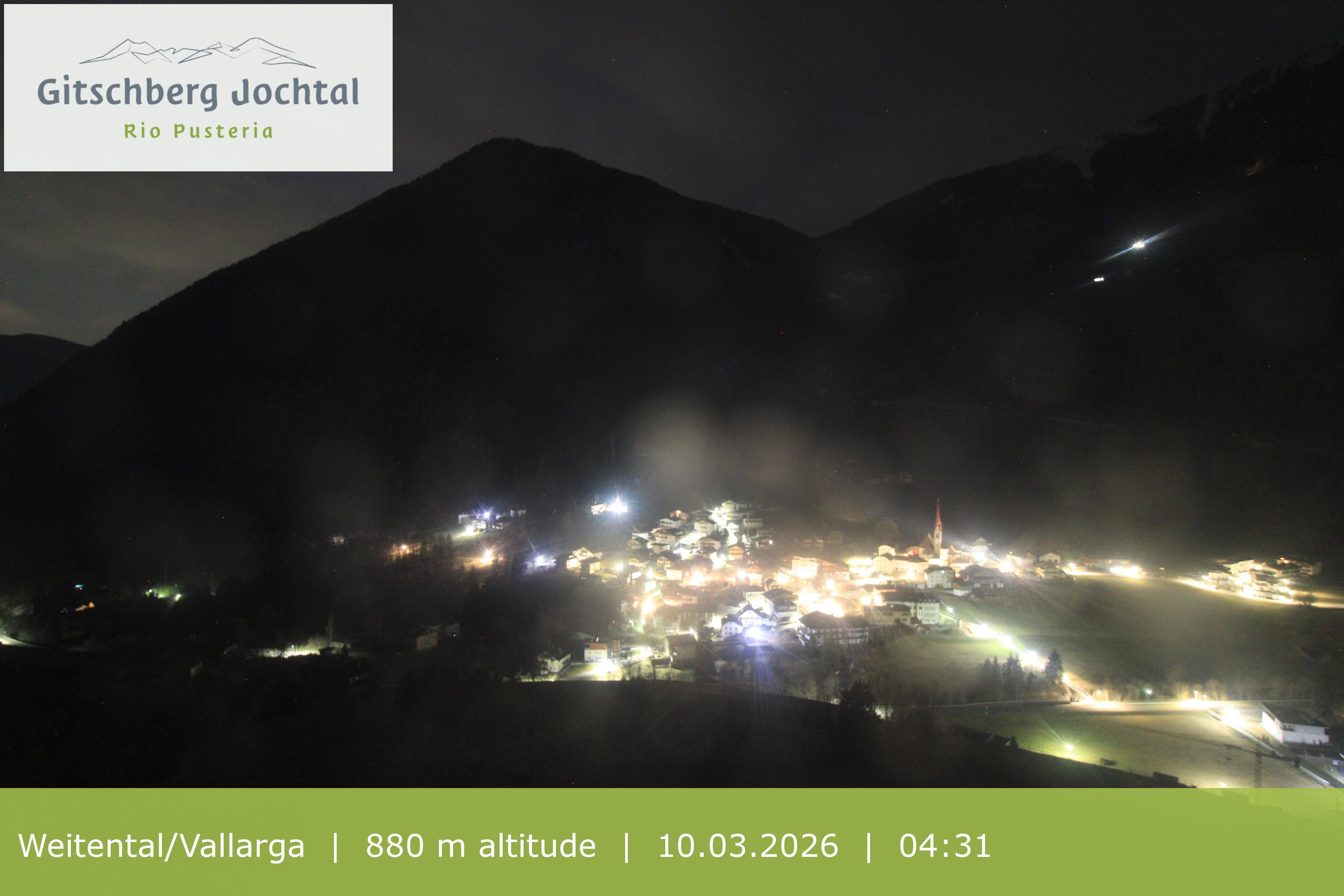 Archiv Foto Webcam Blick auf Weitental vom Gitschberg