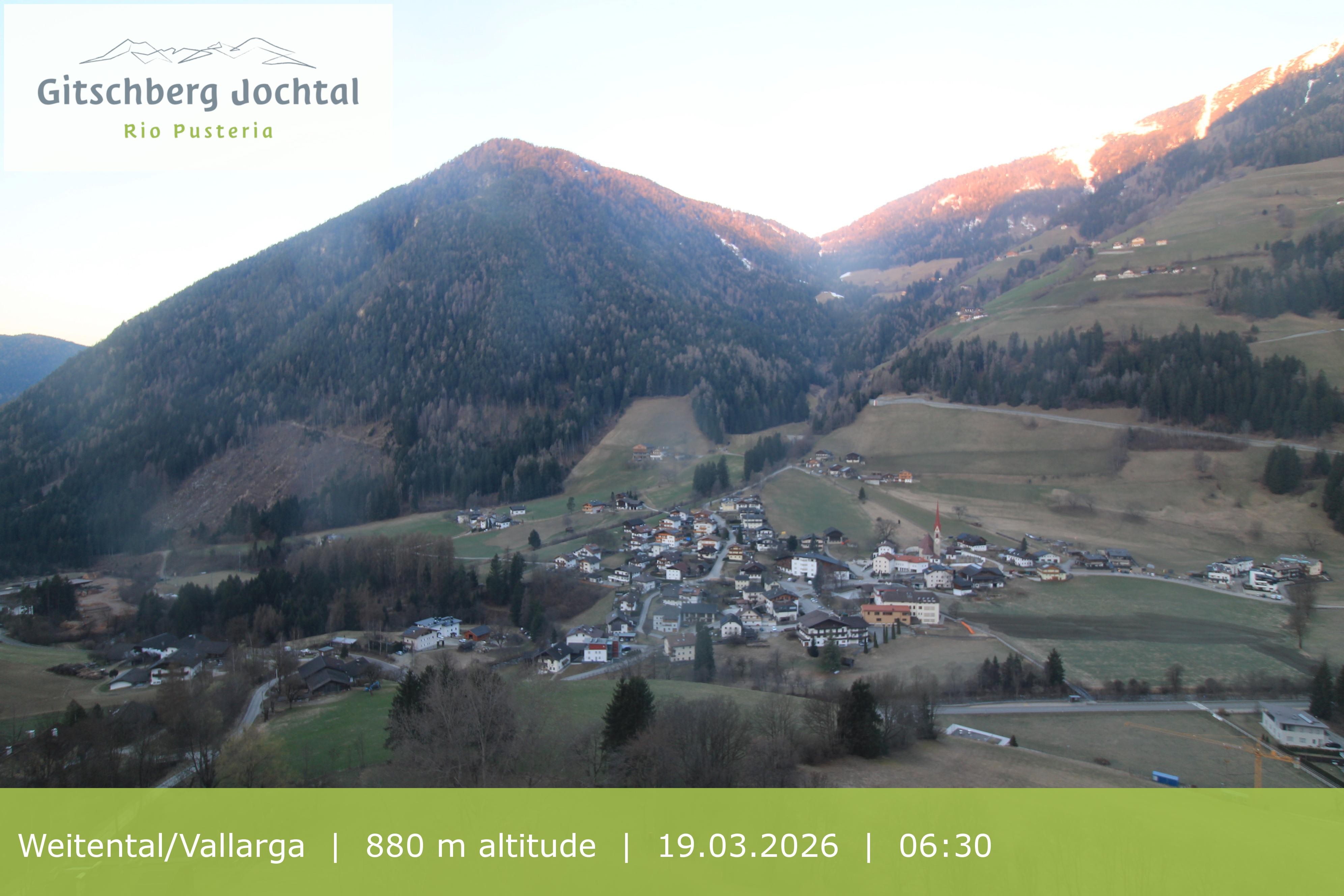 Archived image Webcam View at Weitental in Eisack Valley