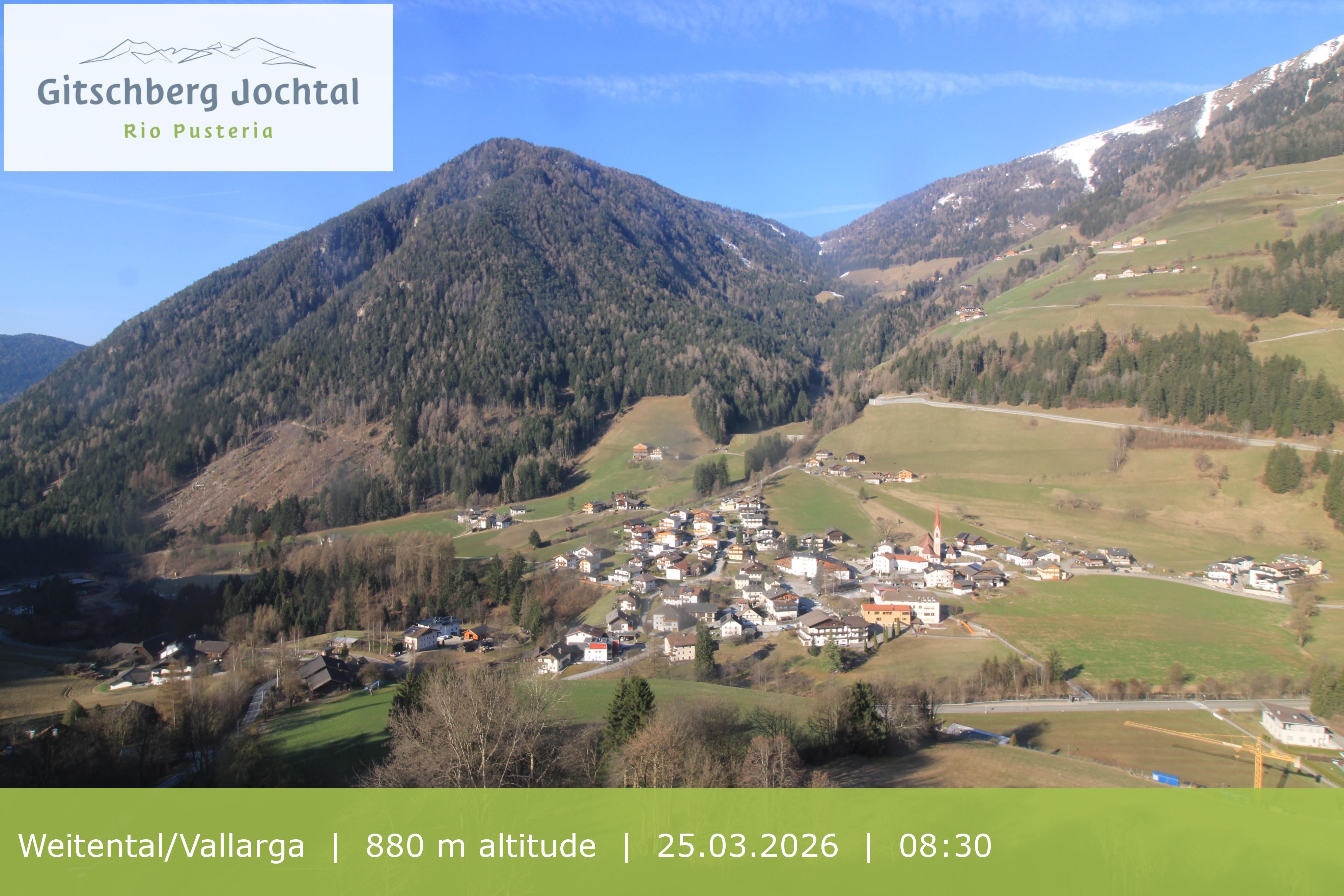 Archived image Webcam View at Weitental in Eisack Valley