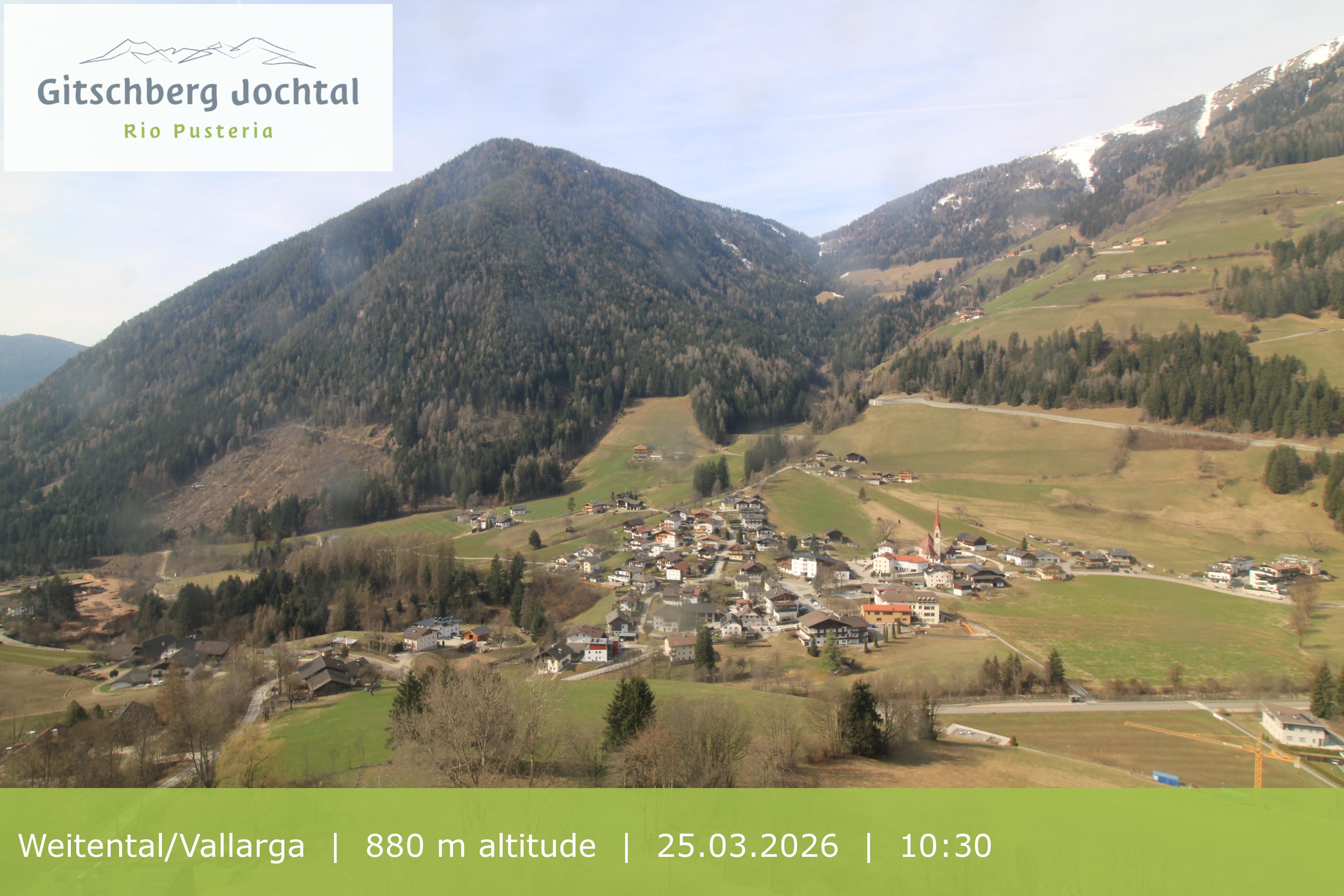 Archived image Webcam View at Weitental in Eisack Valley