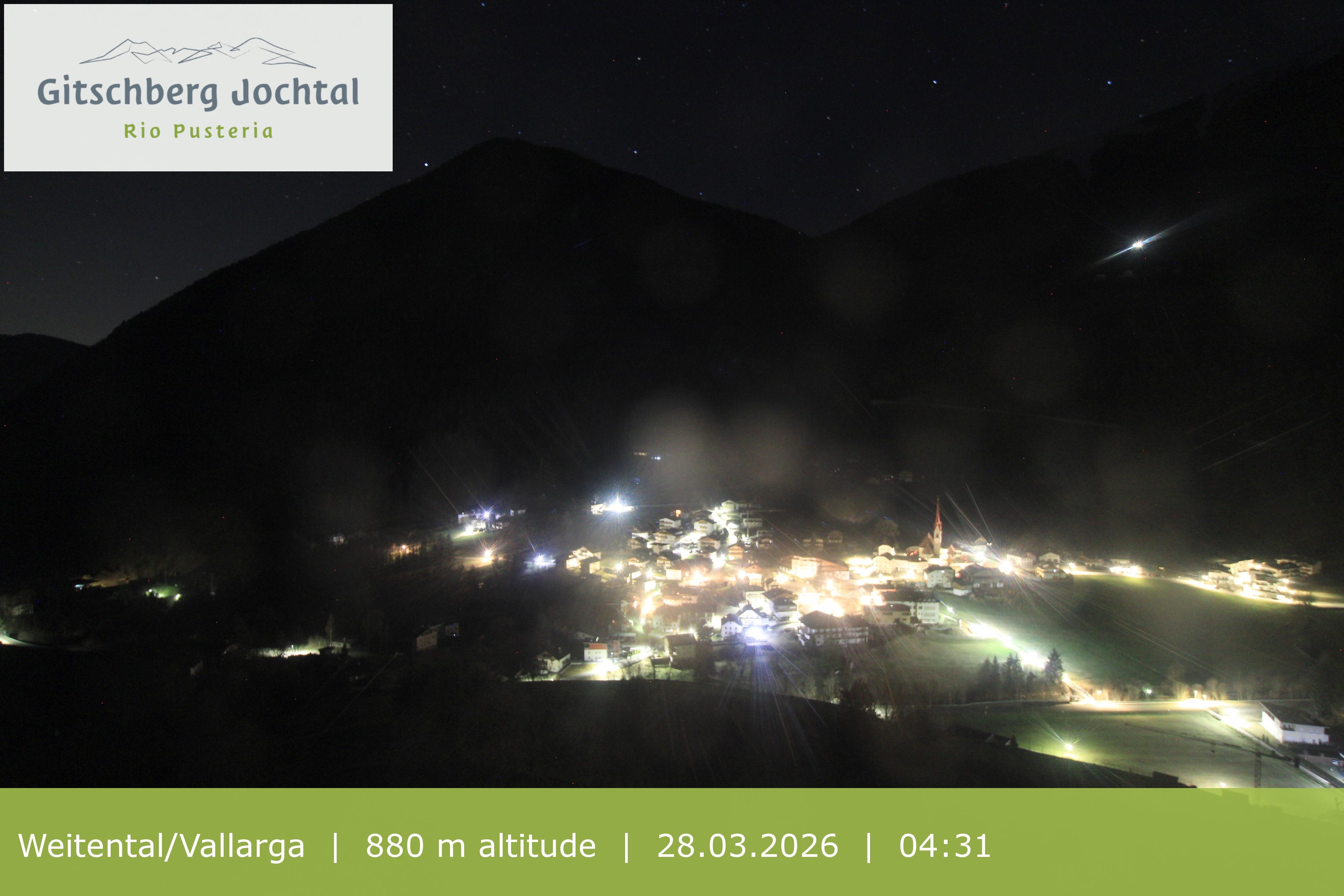 Archiv Foto Webcam Blick auf Weitental vom Gitschberg