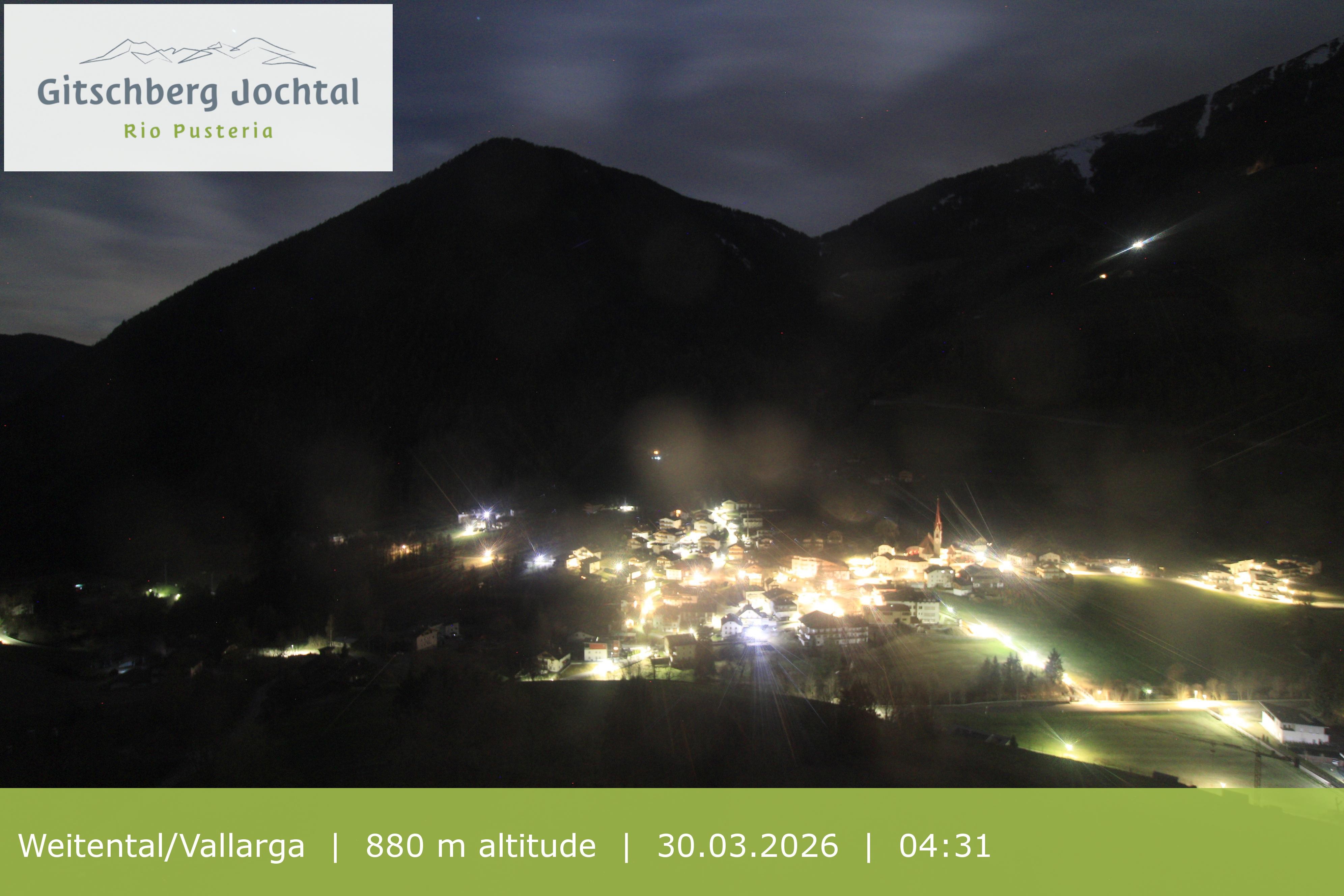 Archiv Foto Webcam Blick auf Weitental vom Gitschberg