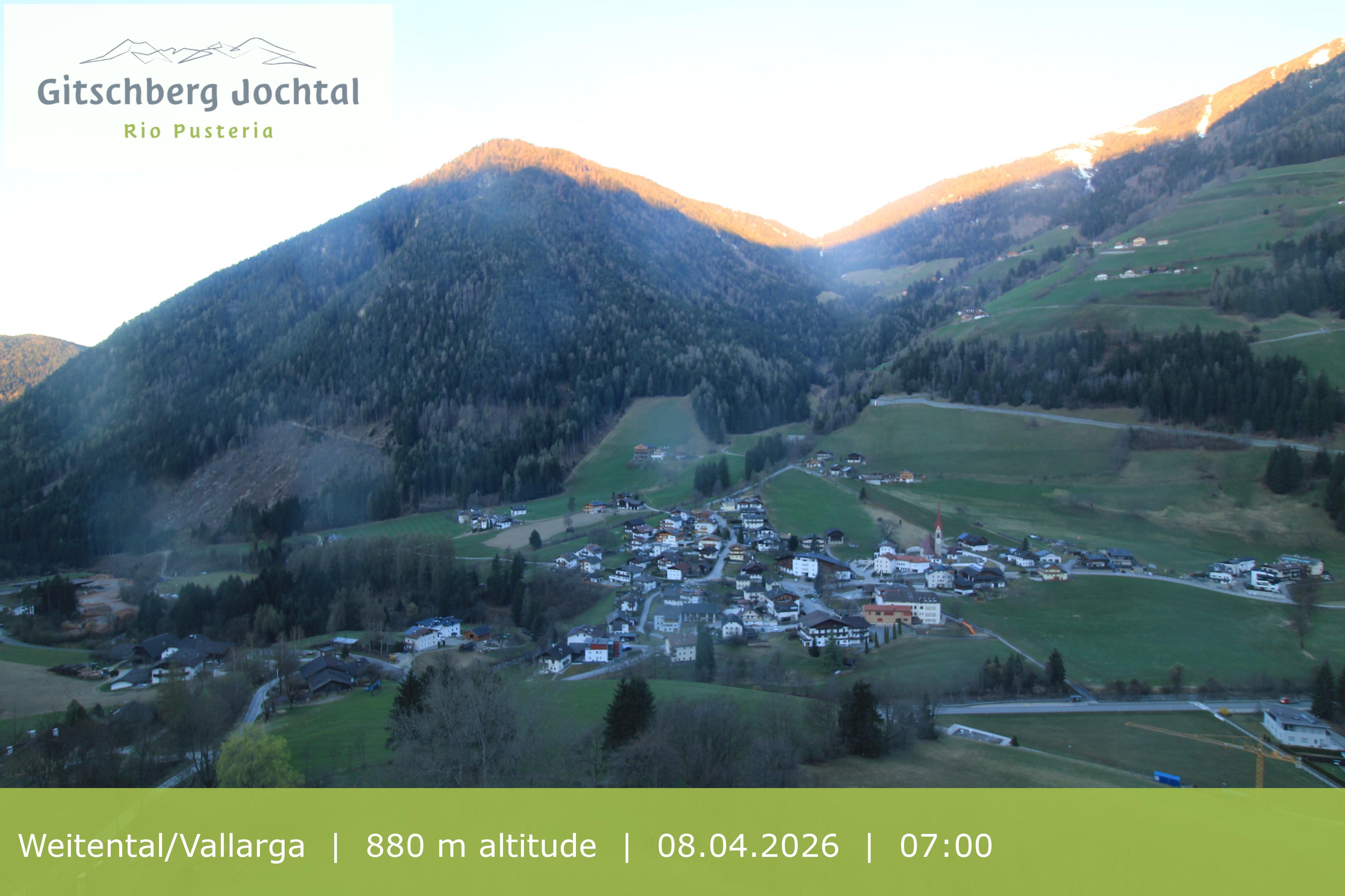 Archived image Webcam View at Weitental in Eisack Valley