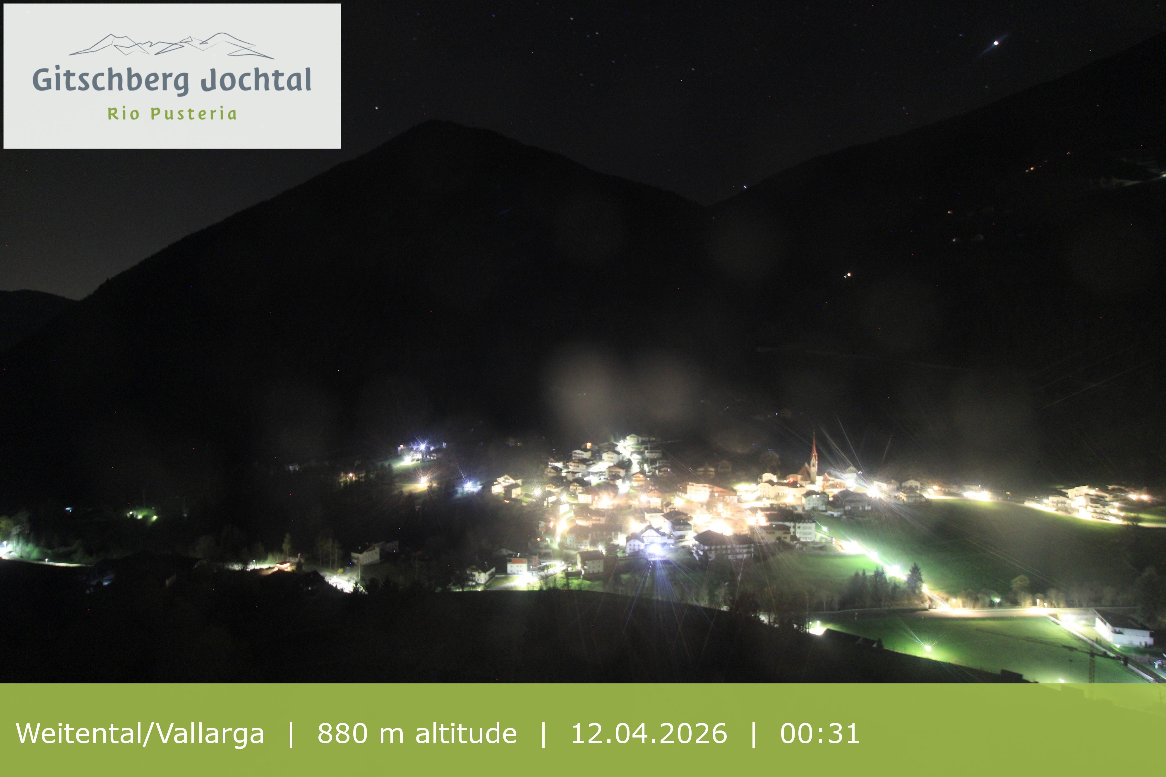 Archiv Foto Webcam Blick auf Weitental vom Gitschberg