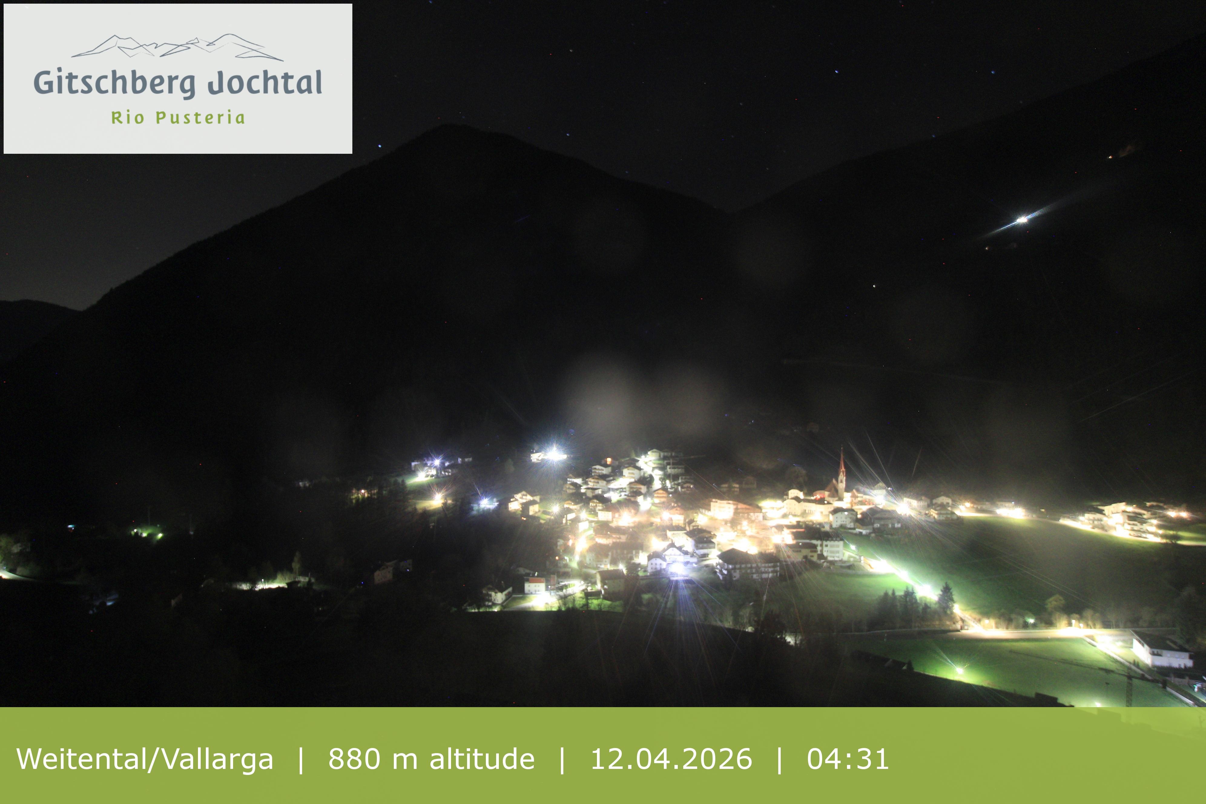 Archiv Foto Webcam Blick auf Weitental vom Gitschberg