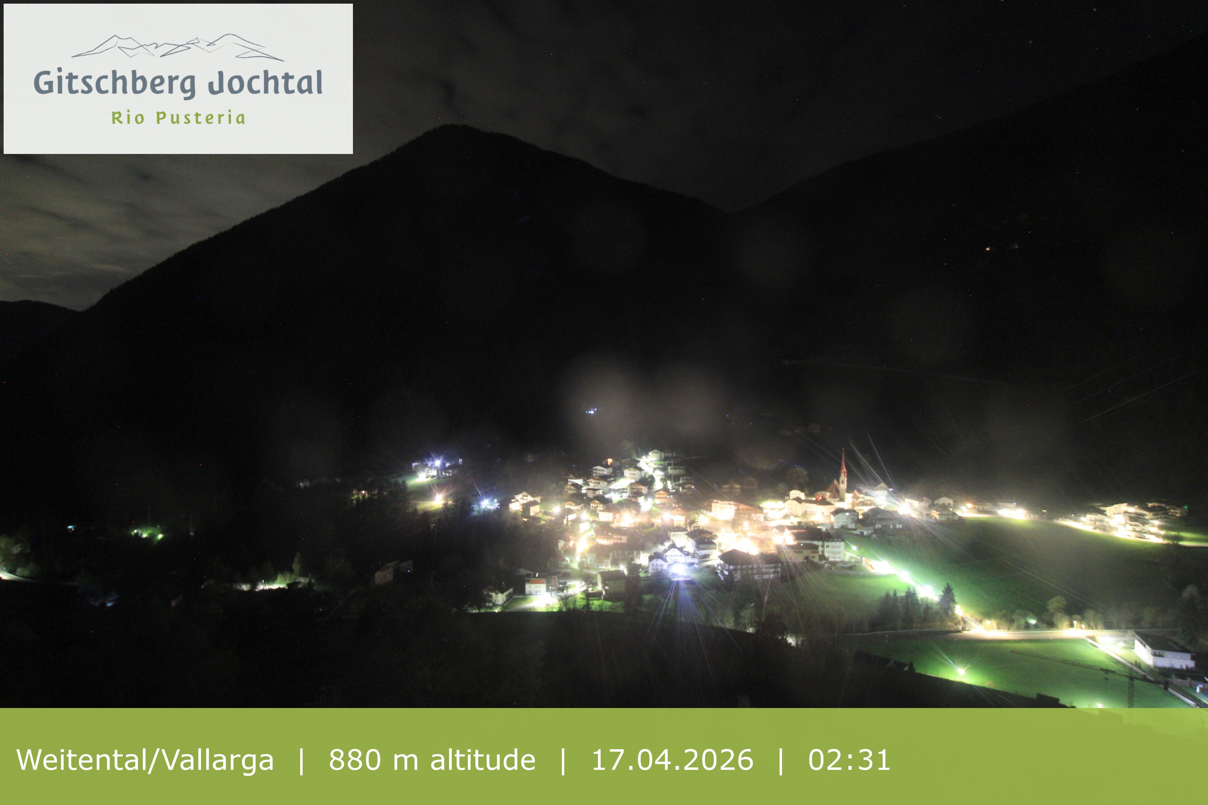 Archiv Foto Webcam Blick auf Weitental vom Gitschberg