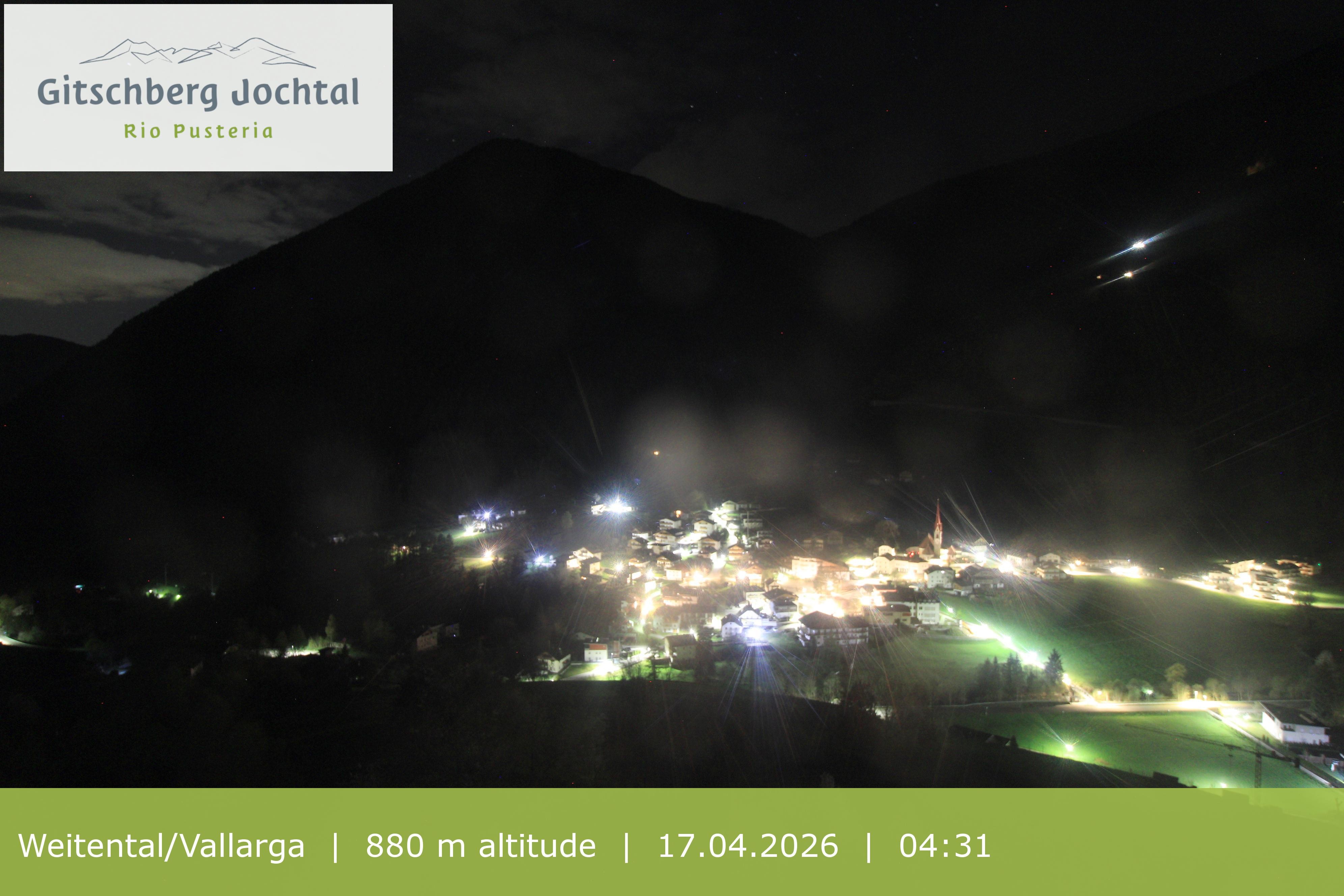 Archiv Foto Webcam Blick auf Weitental vom Gitschberg