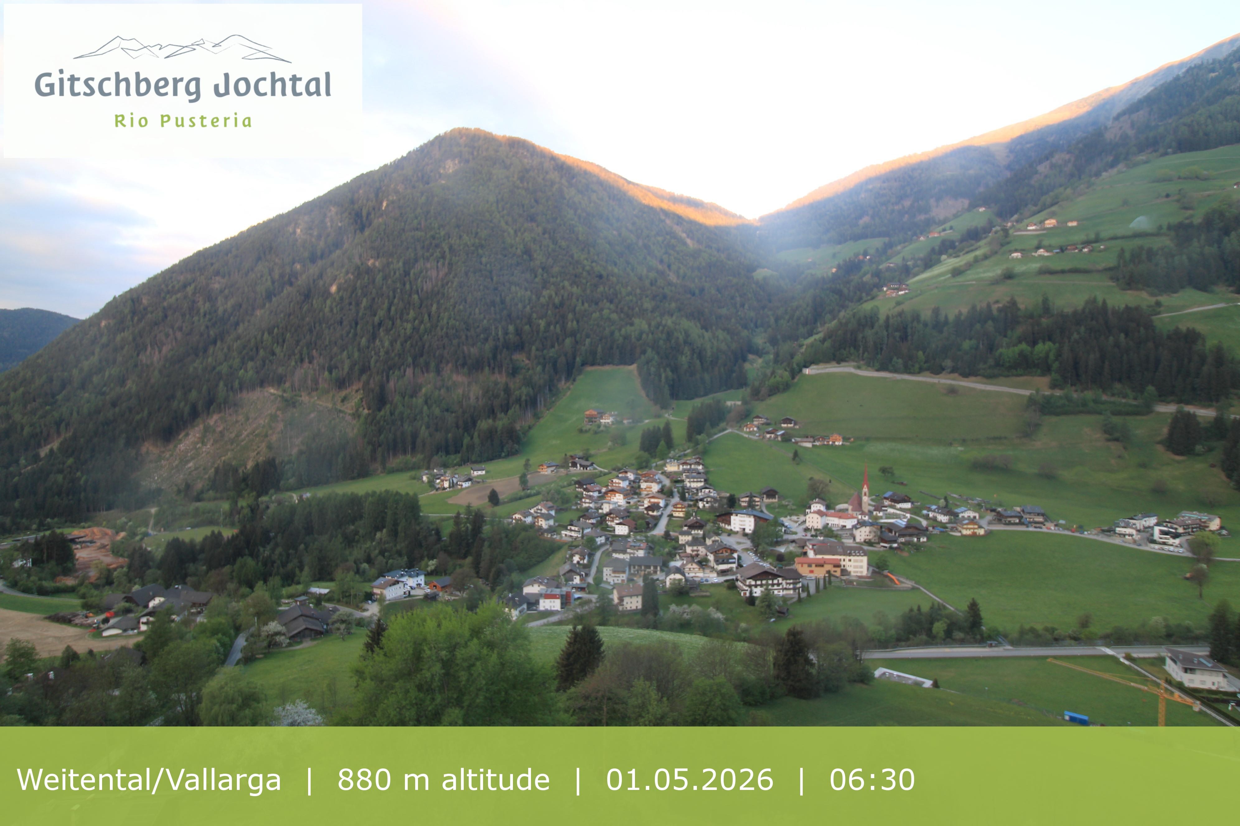 Archived image Webcam View at Weitental in Eisack Valley