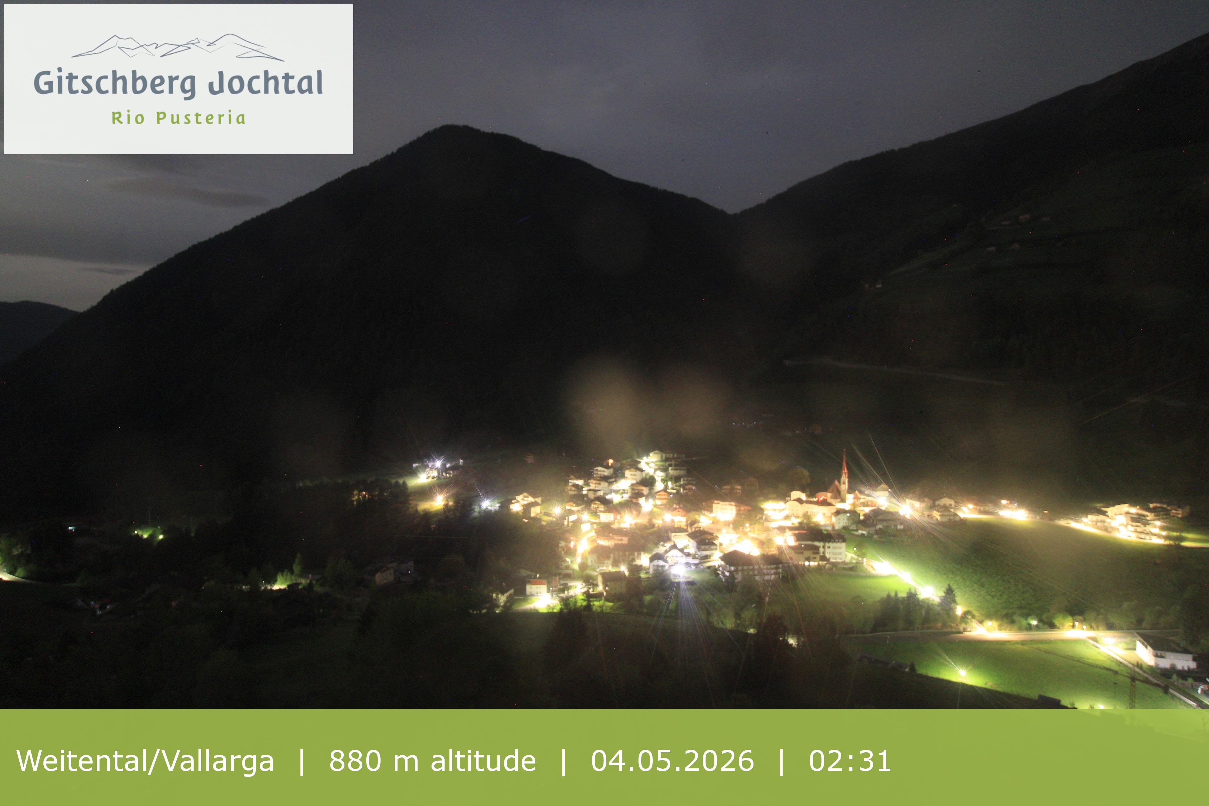 Archiv Foto Webcam Blick auf Weitental vom Gitschberg