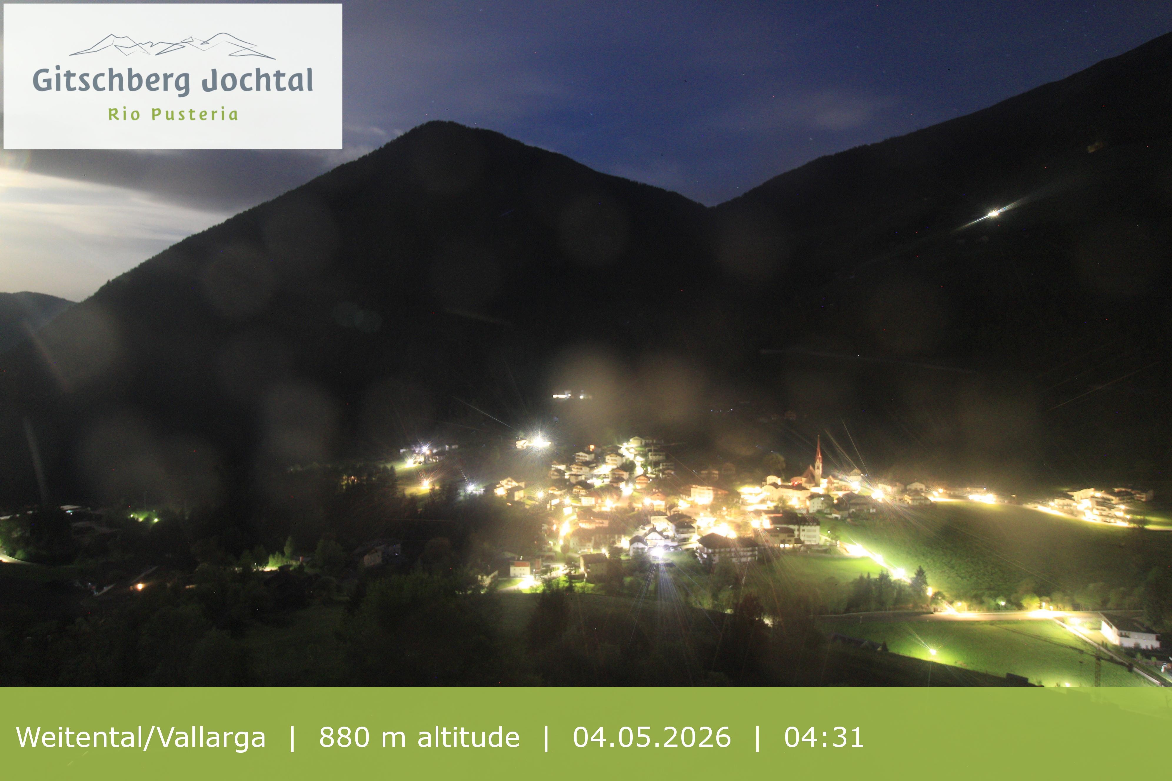 Archiv Foto Webcam Blick auf Weitental vom Gitschberg
