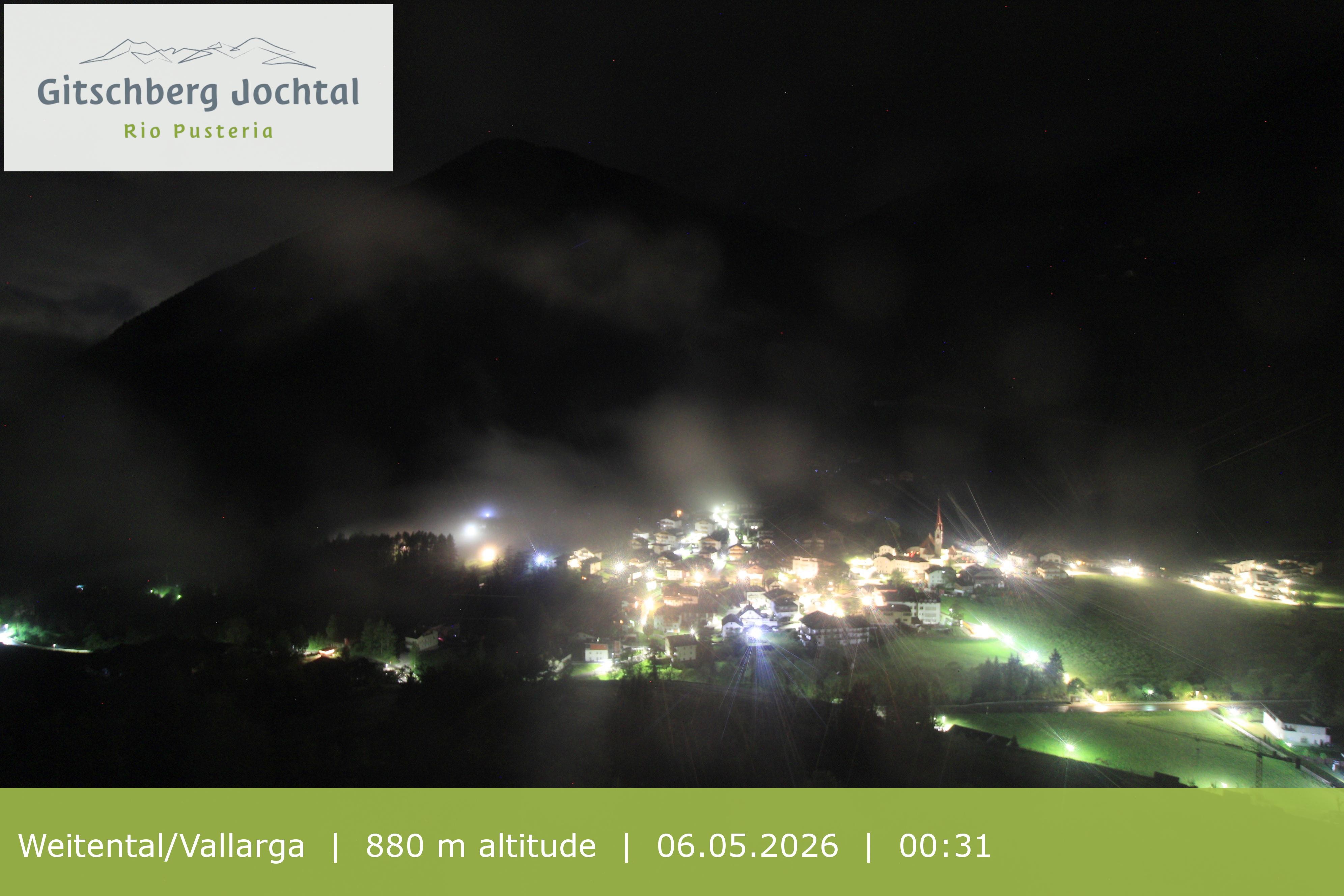 Archiv Foto Webcam Blick auf Weitental vom Gitschberg