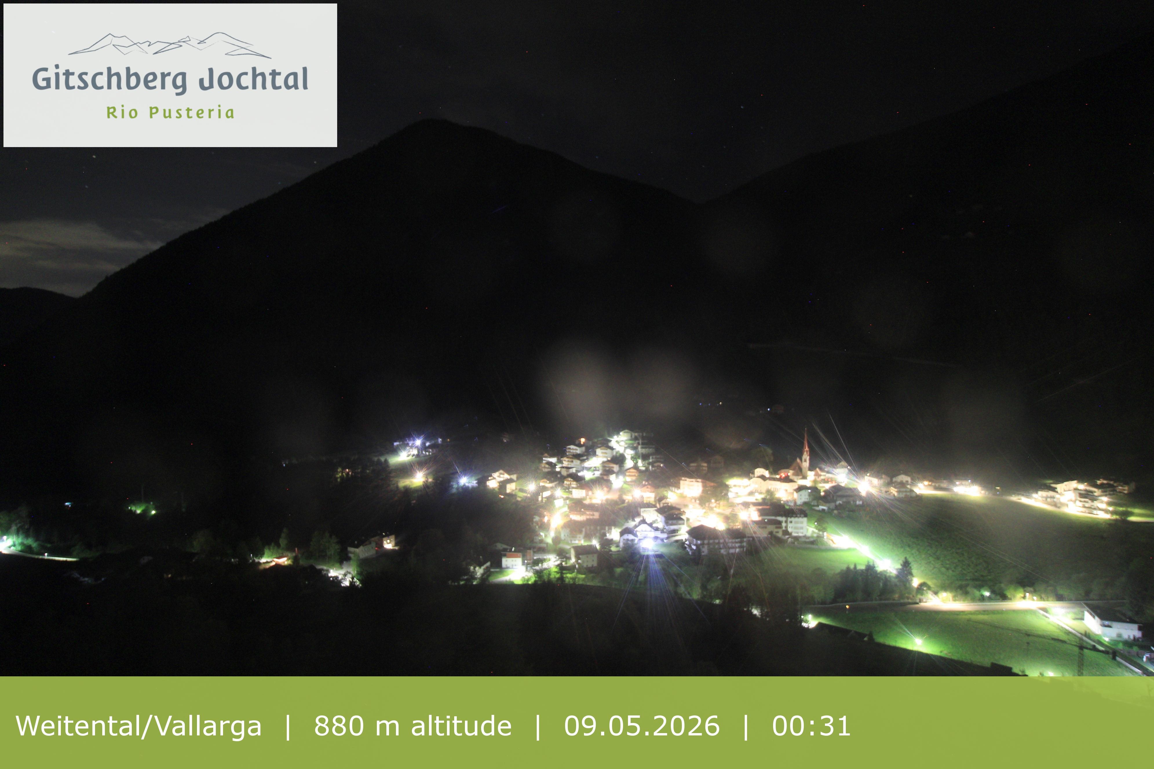 Archiv Foto Webcam Blick auf Weitental vom Gitschberg