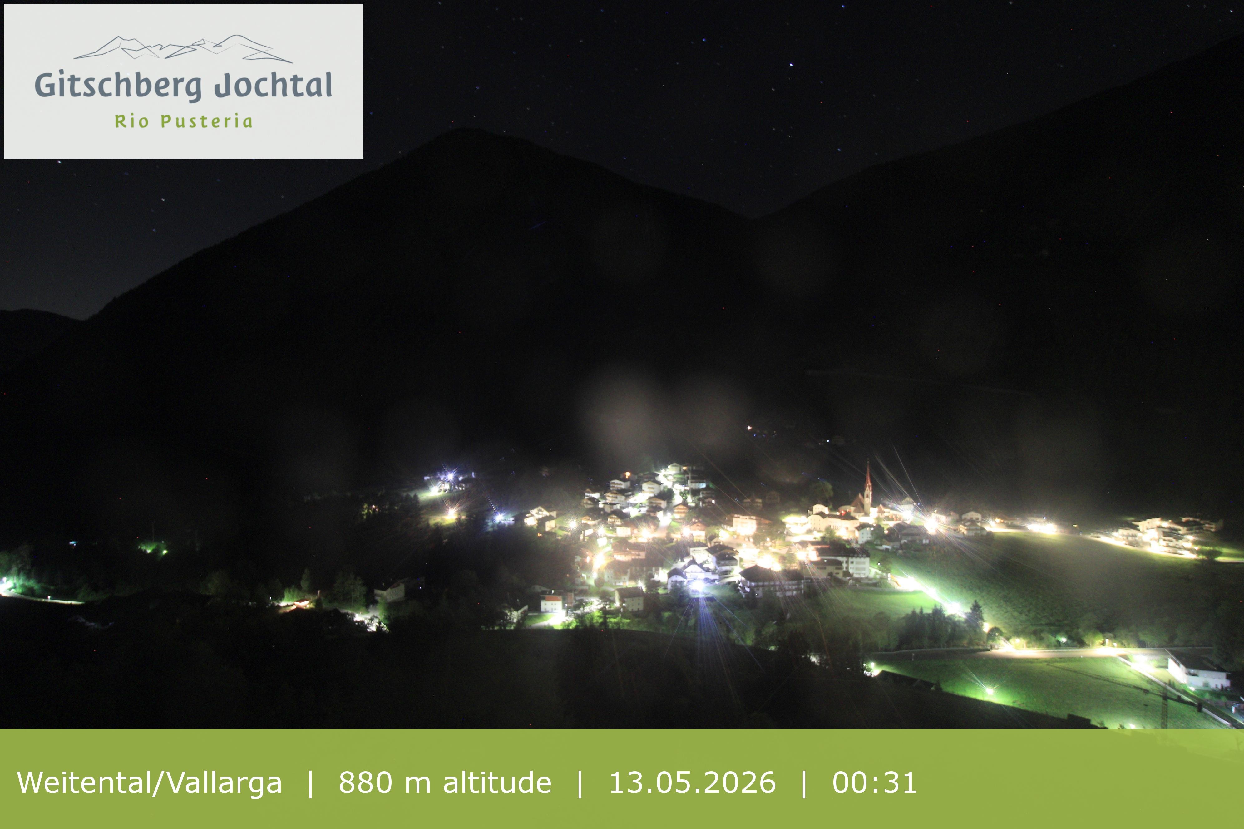 Archiv Foto Webcam Blick auf Weitental vom Gitschberg