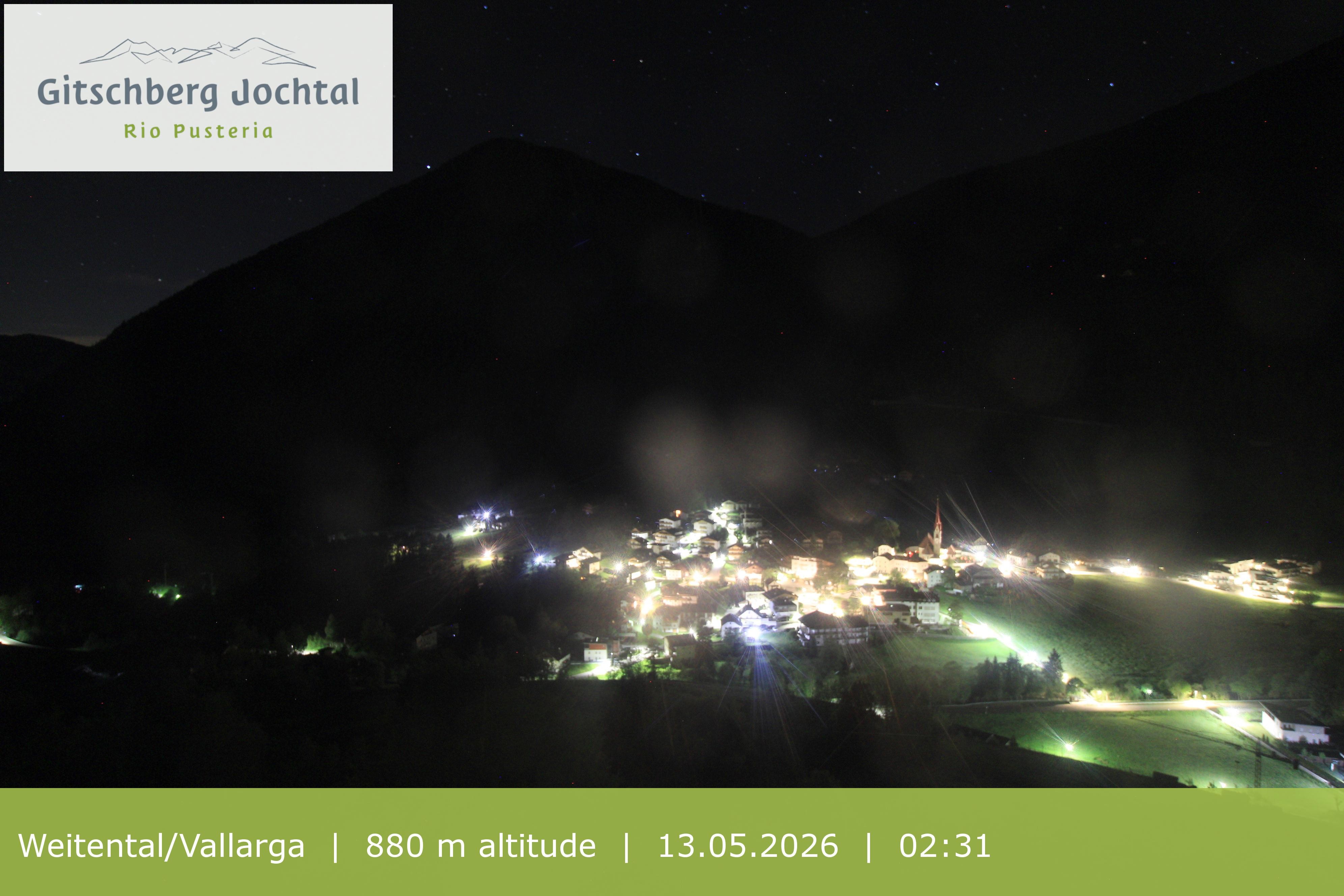Archiv Foto Webcam Blick auf Weitental vom Gitschberg