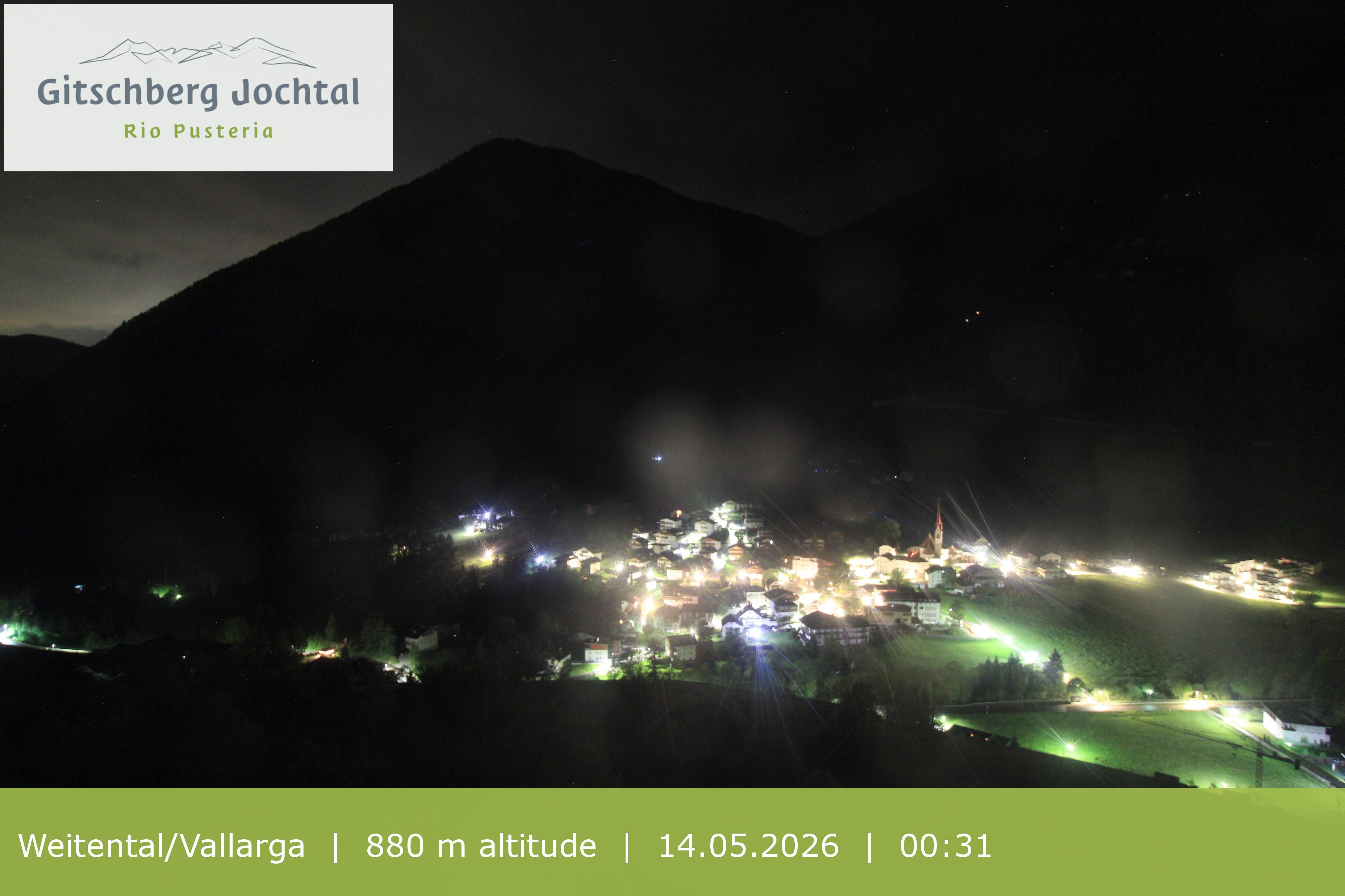Archiv Foto Webcam Blick auf Weitental vom Gitschberg