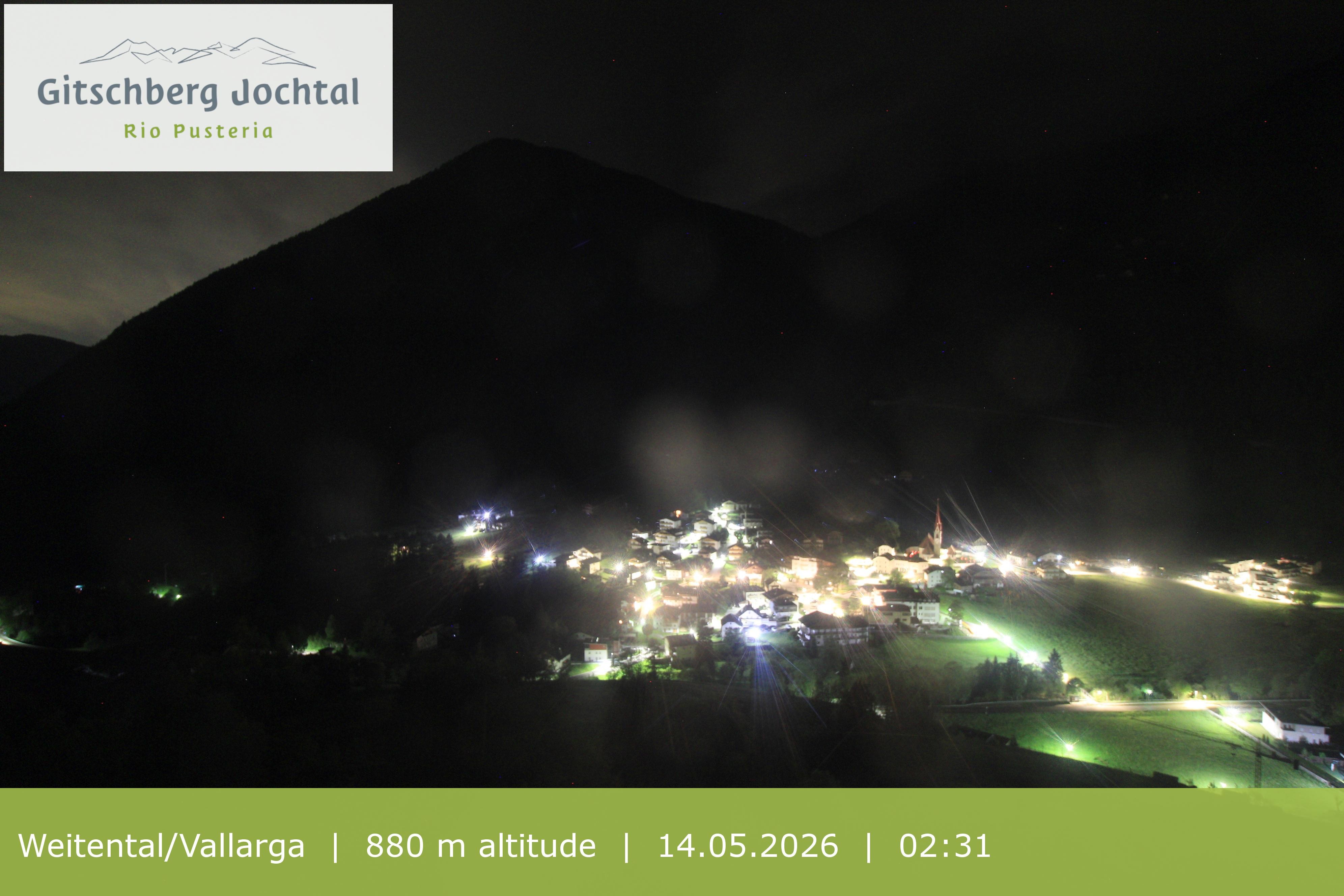 Archiv Foto Webcam Blick auf Weitental vom Gitschberg