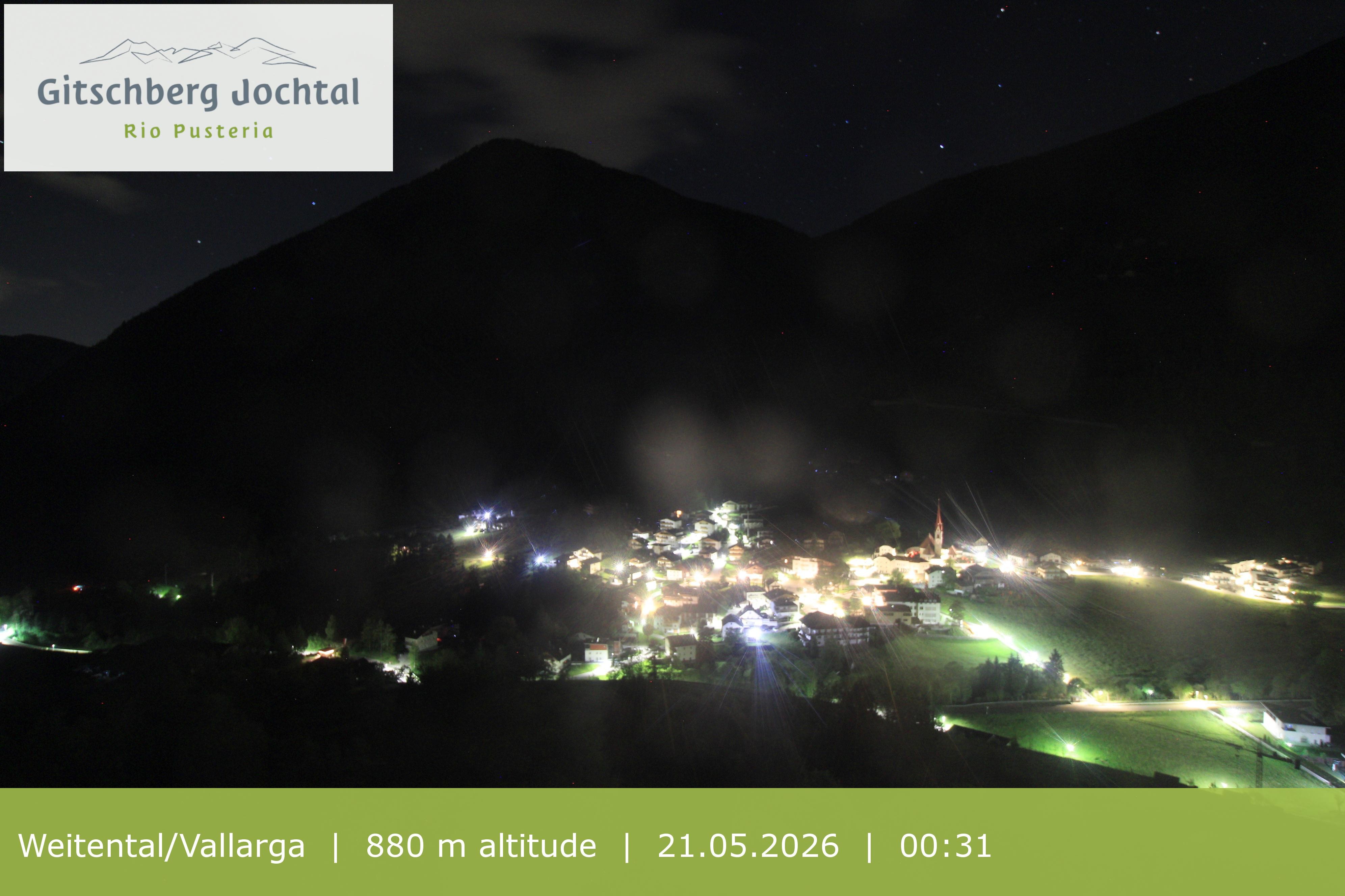 Archiv Foto Webcam Blick auf Weitental vom Gitschberg