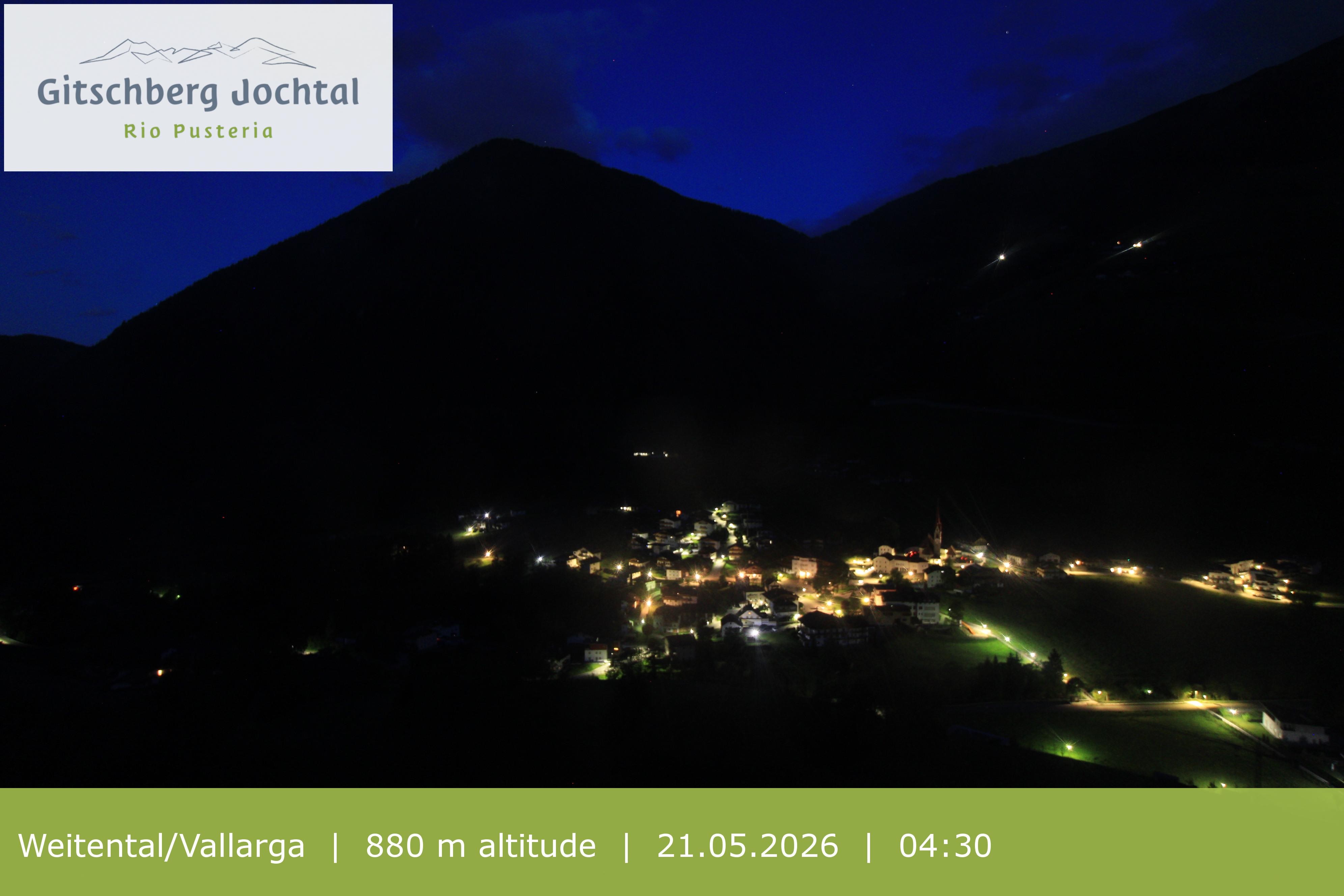 Archiv Foto Webcam Blick auf Weitental vom Gitschberg