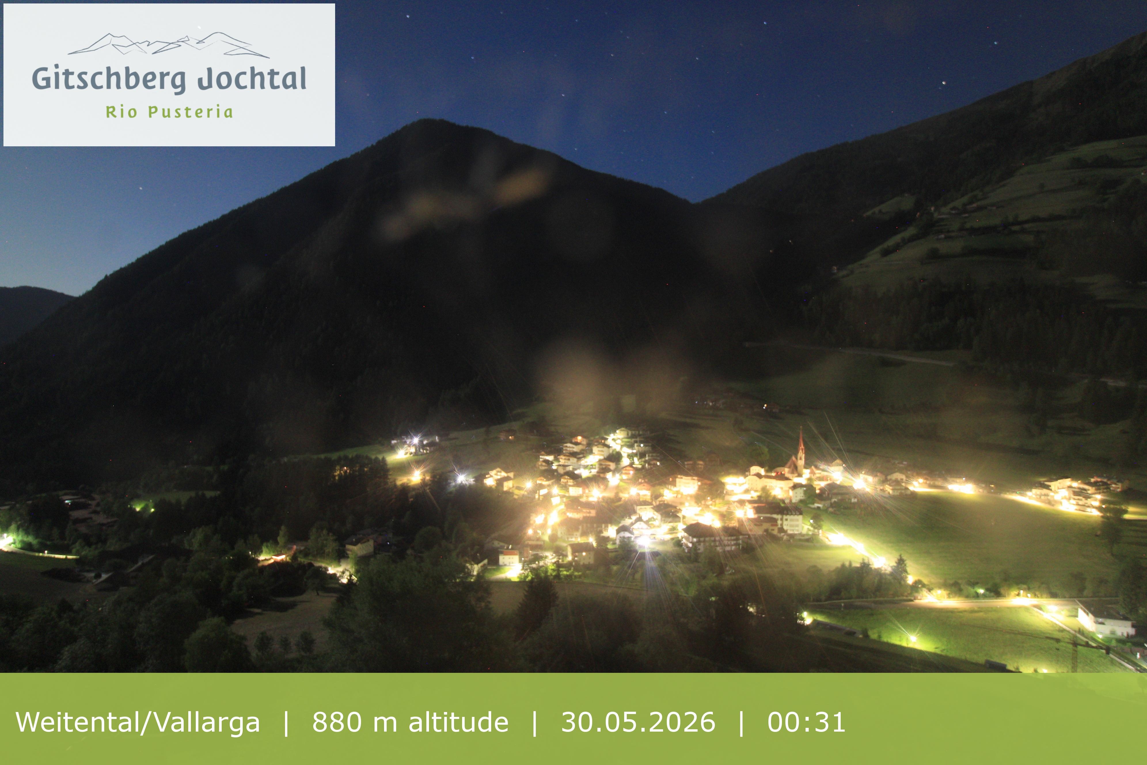 Archiv Foto Webcam Blick auf Weitental vom Gitschberg