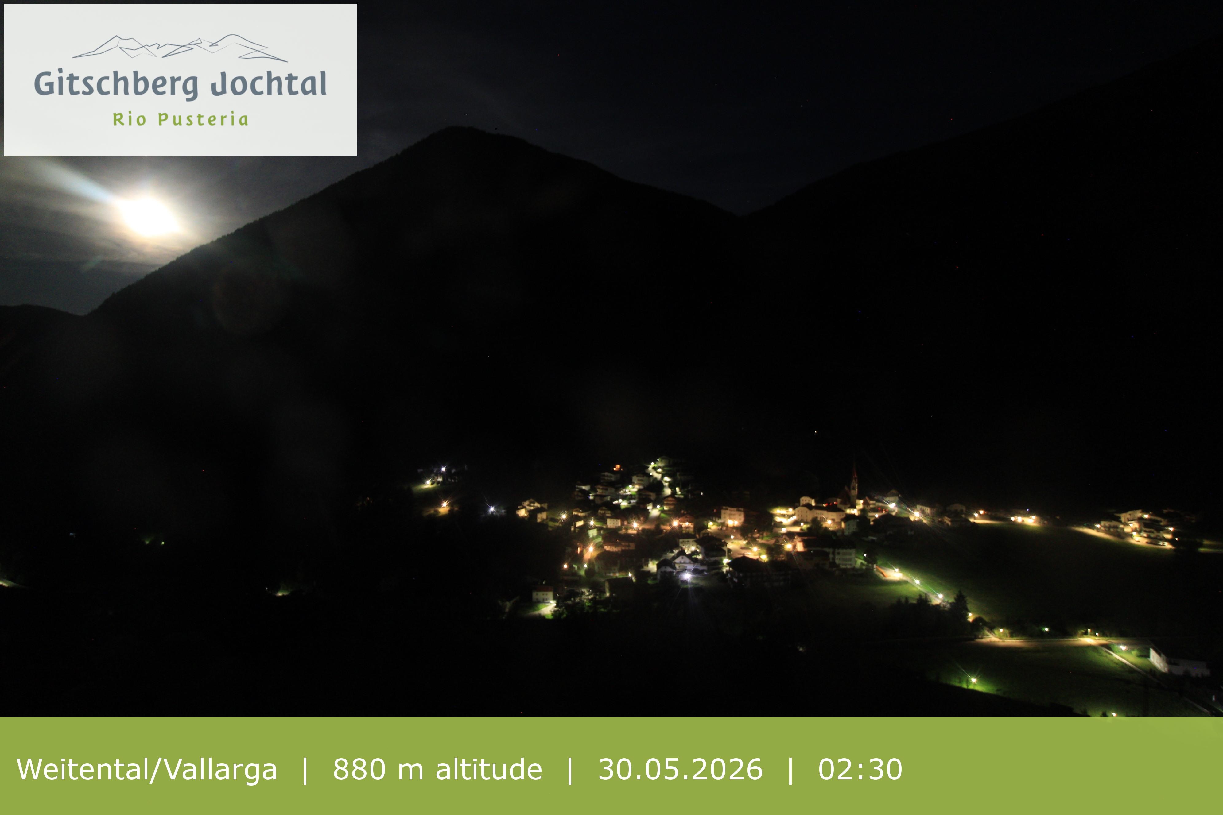 Archiv Foto Webcam Blick auf Weitental vom Gitschberg