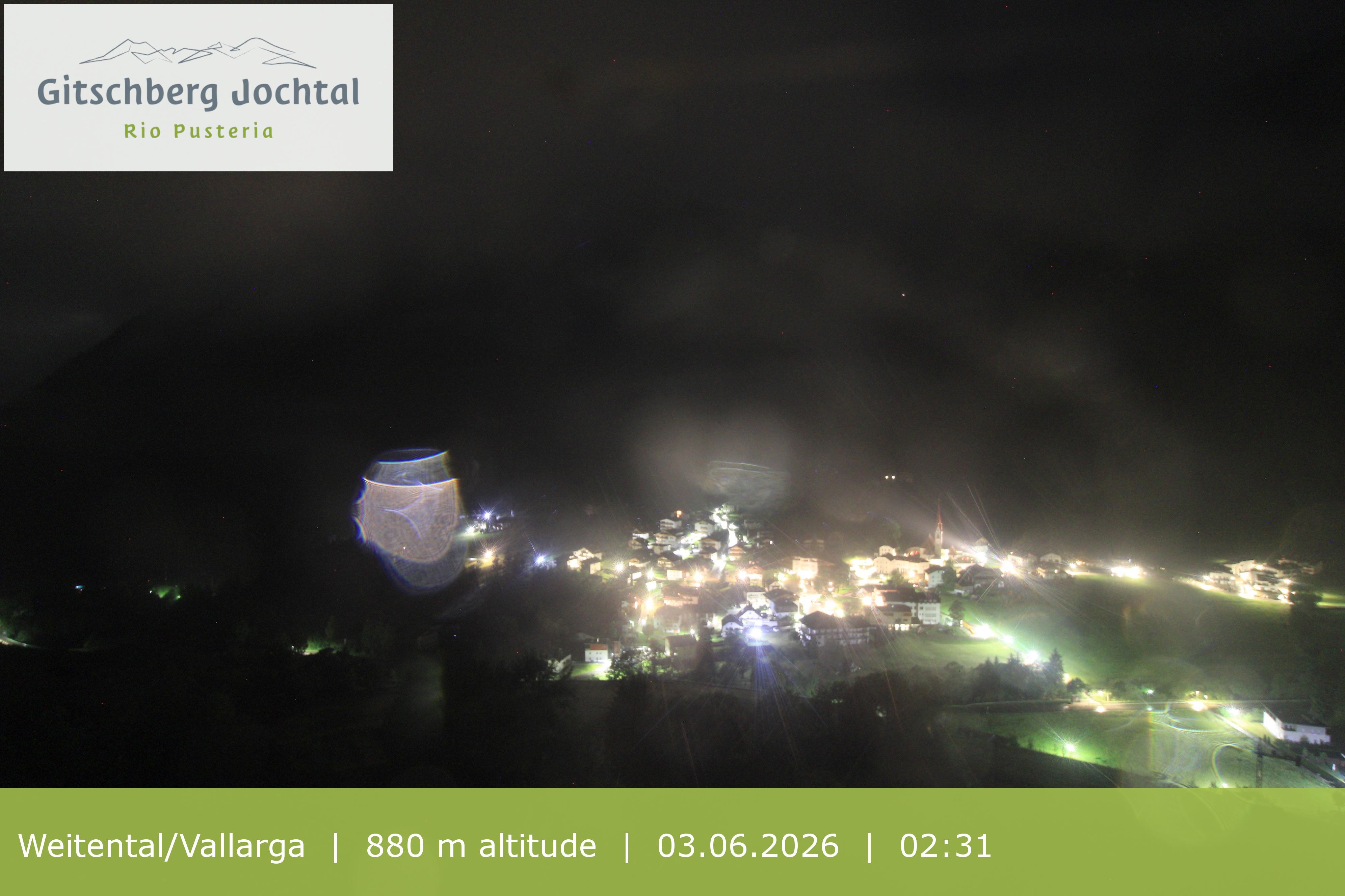 Archiv Foto Webcam Blick auf Weitental vom Gitschberg
