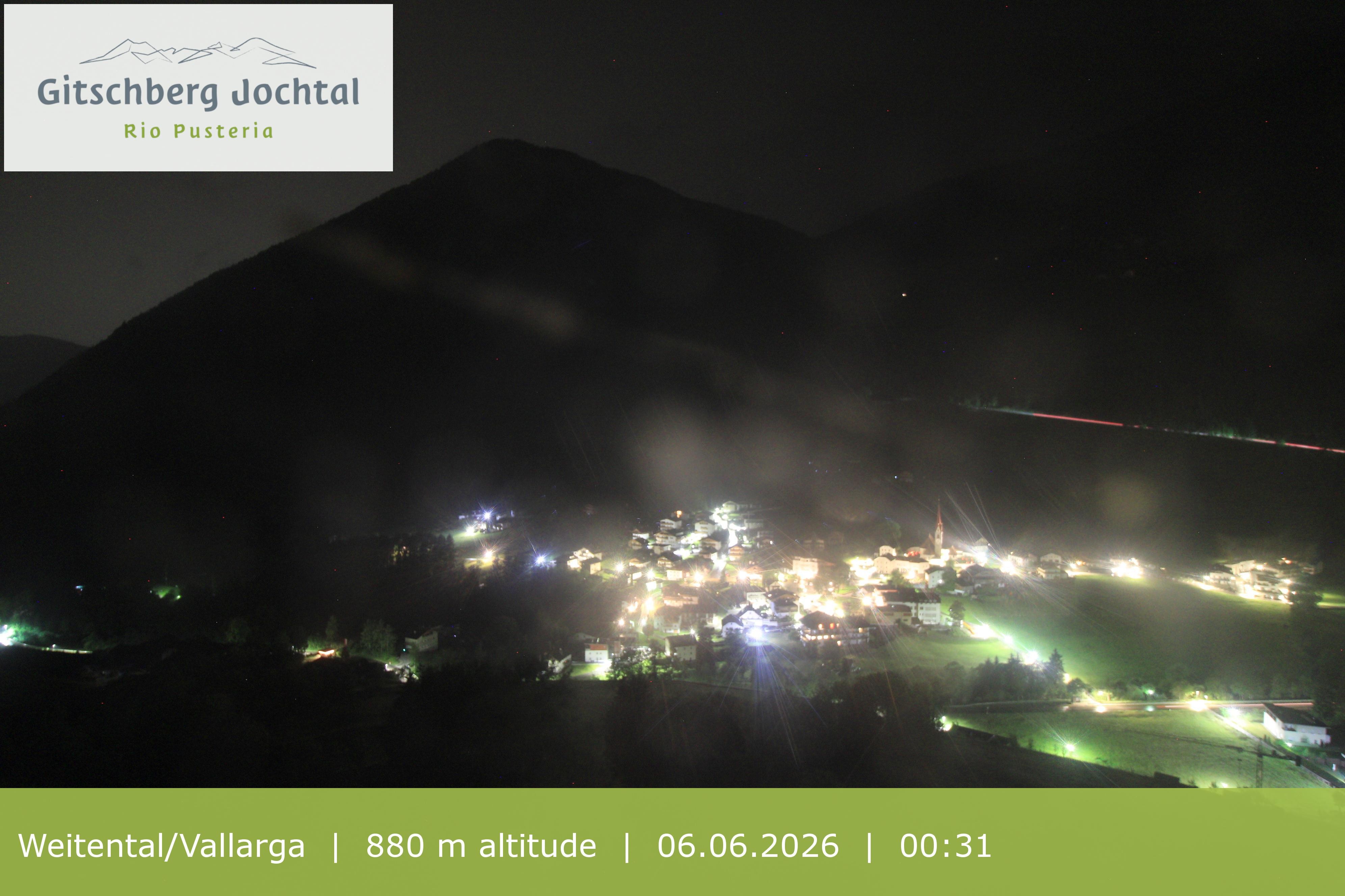Archiv Foto Webcam Blick auf Weitental vom Gitschberg