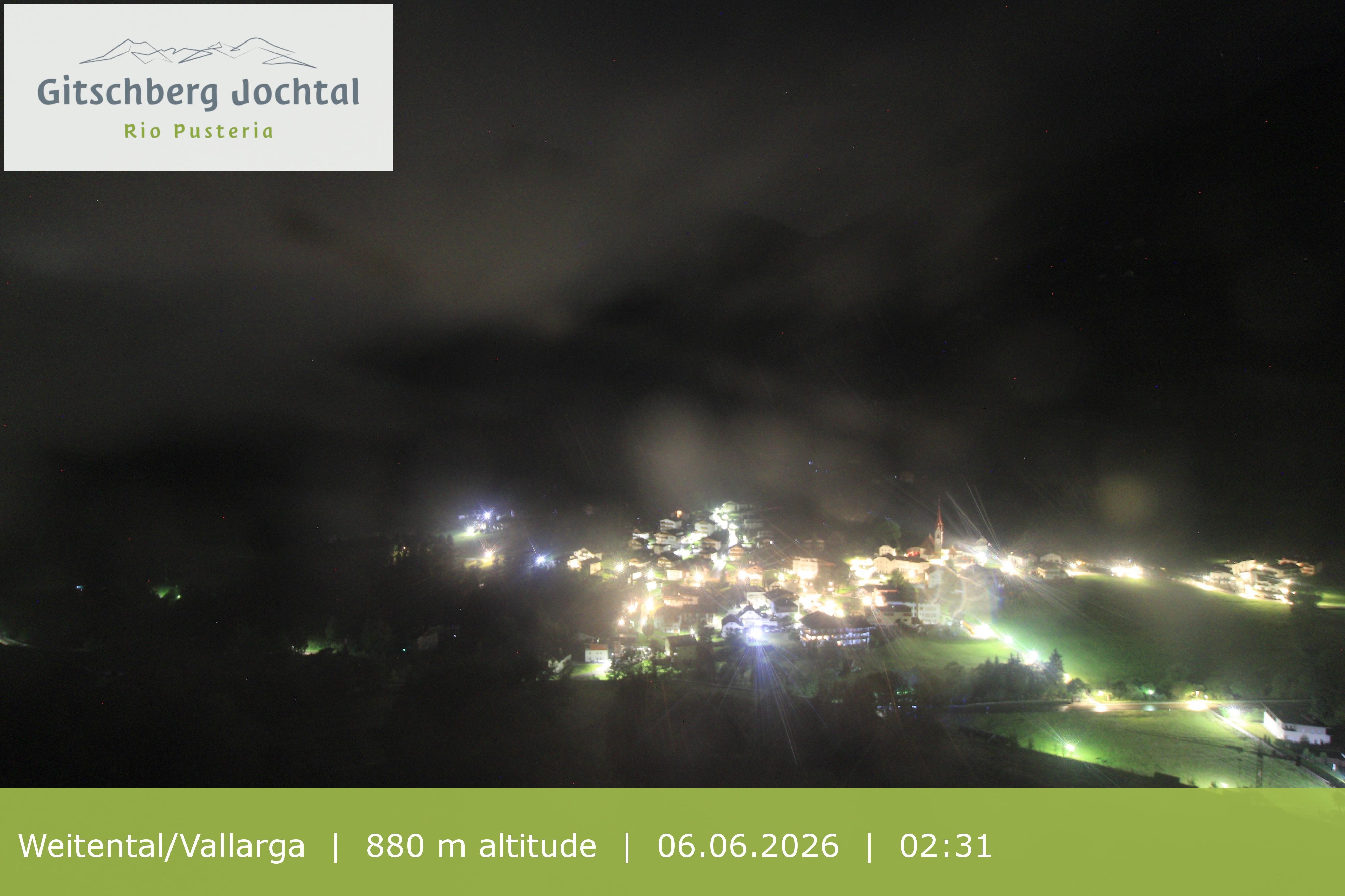 Archiv Foto Webcam Blick auf Weitental vom Gitschberg