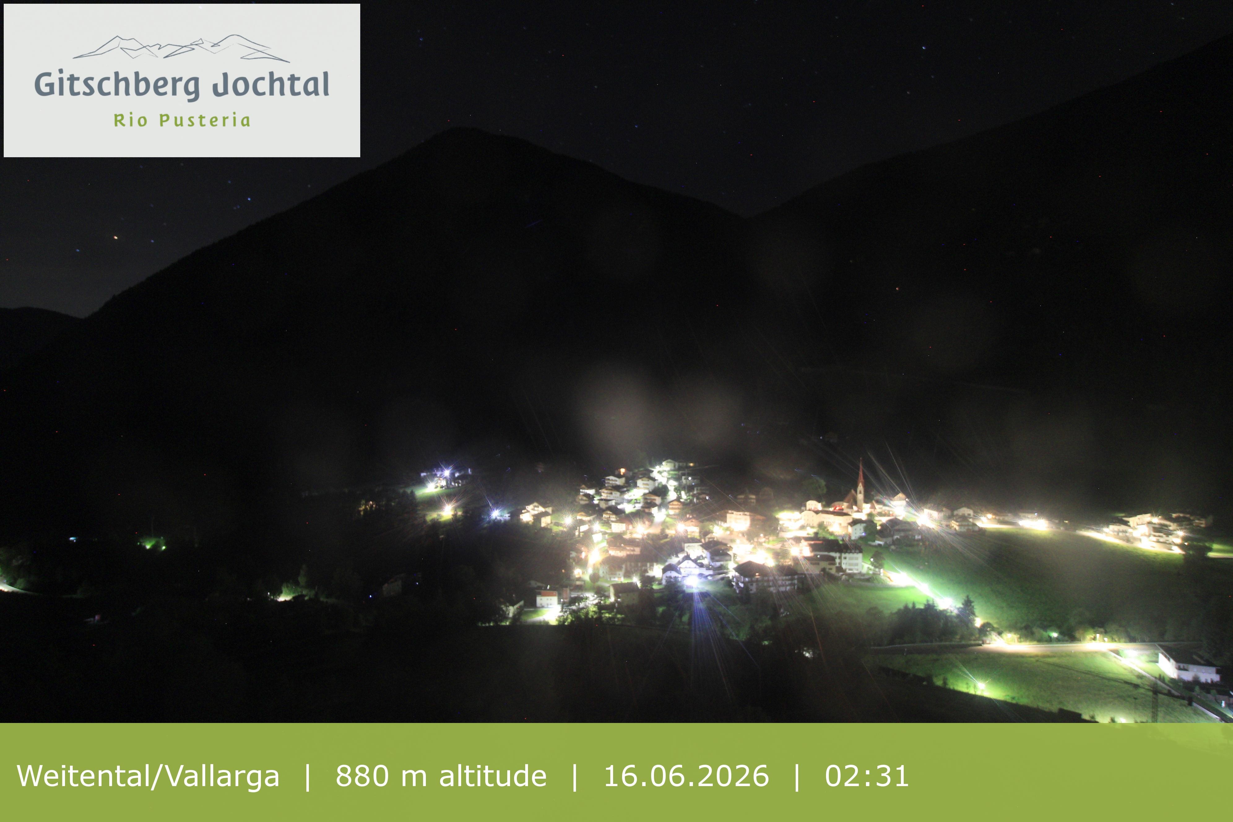 Archiv Foto Webcam Blick auf Weitental vom Gitschberg