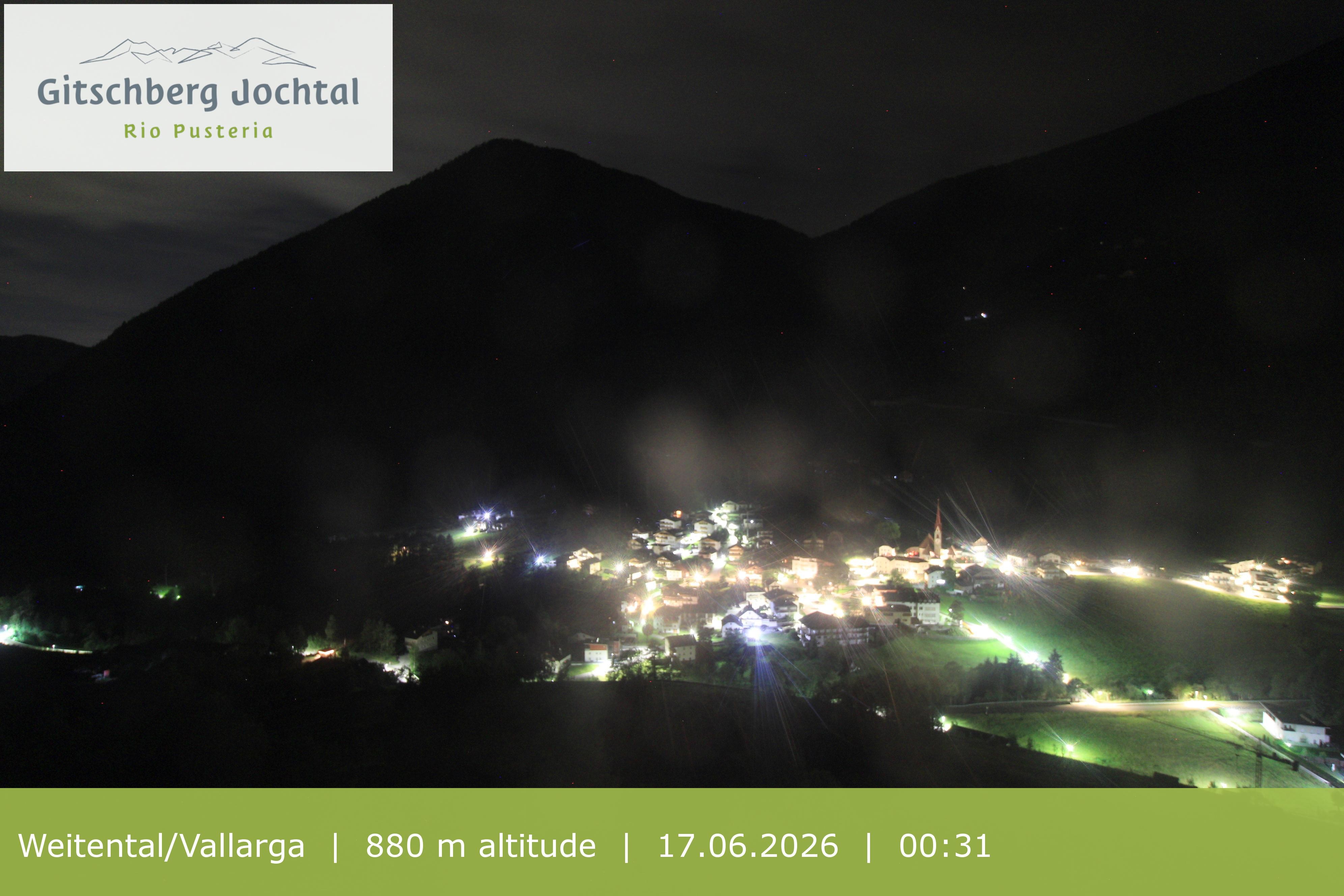 Archiv Foto Webcam Blick auf Weitental vom Gitschberg