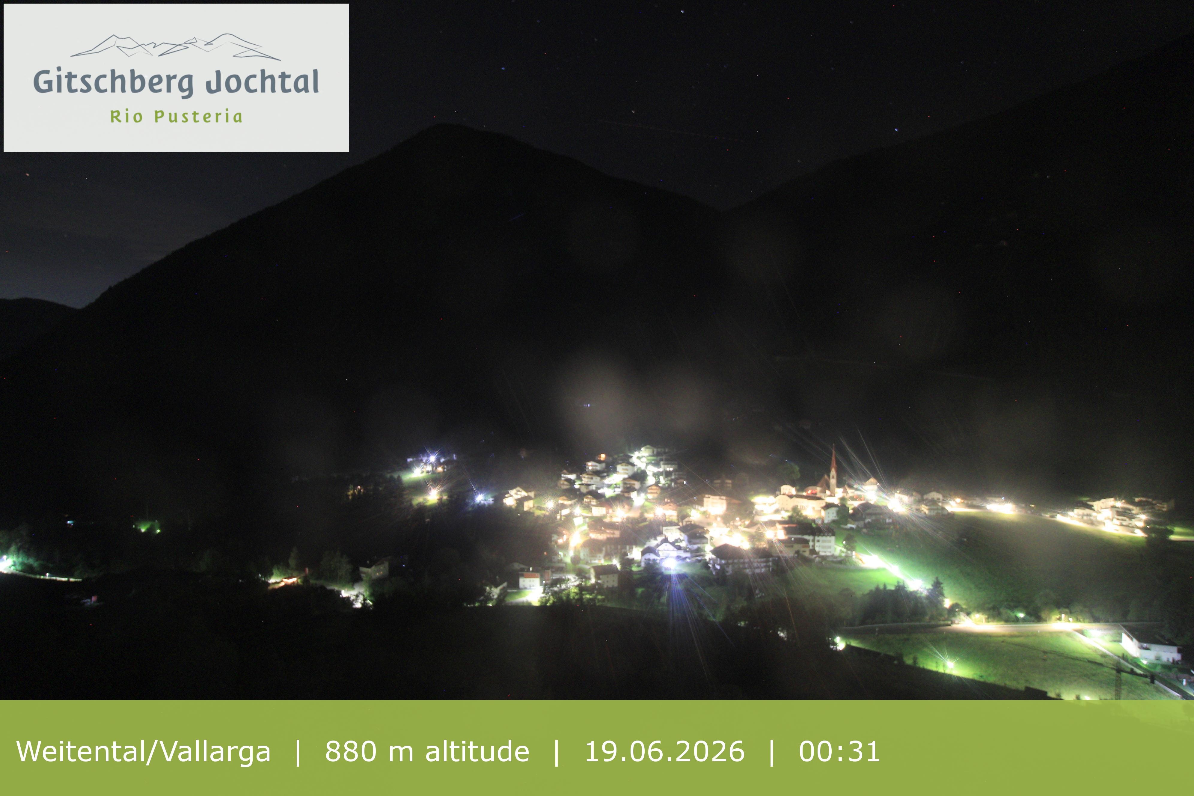 Archiv Foto Webcam Blick auf Weitental vom Gitschberg
