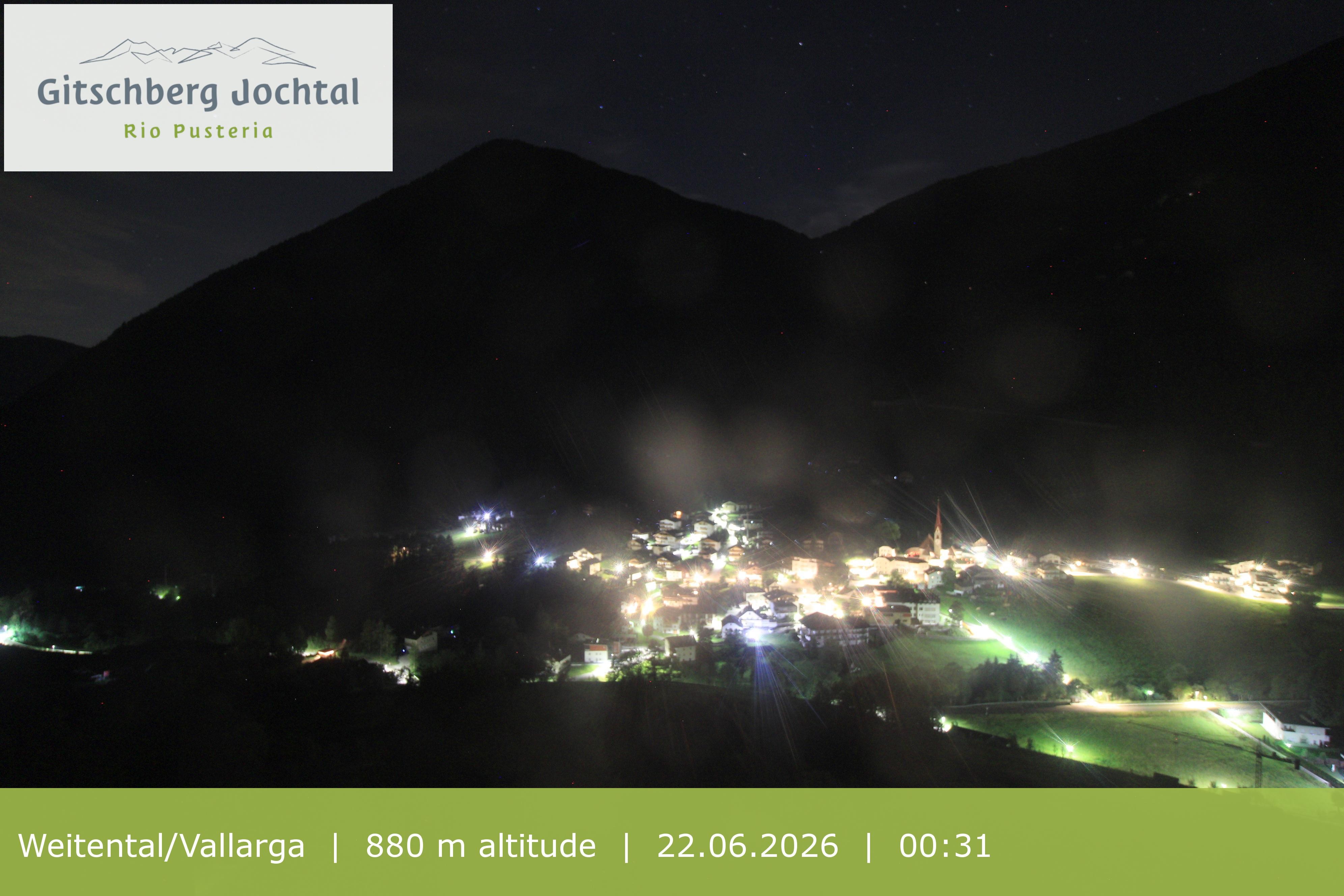 Archiv Foto Webcam Blick auf Weitental vom Gitschberg